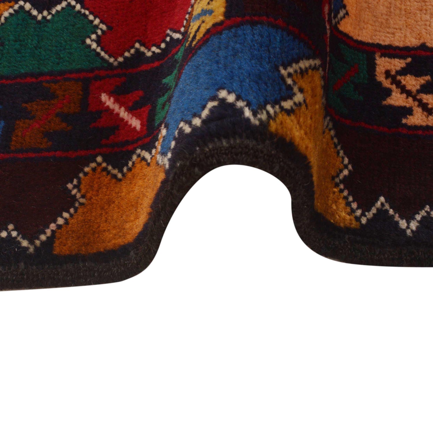 Multi Color Baluchi Rug 2' 10" x 4' 4" (ft) - No. G35430