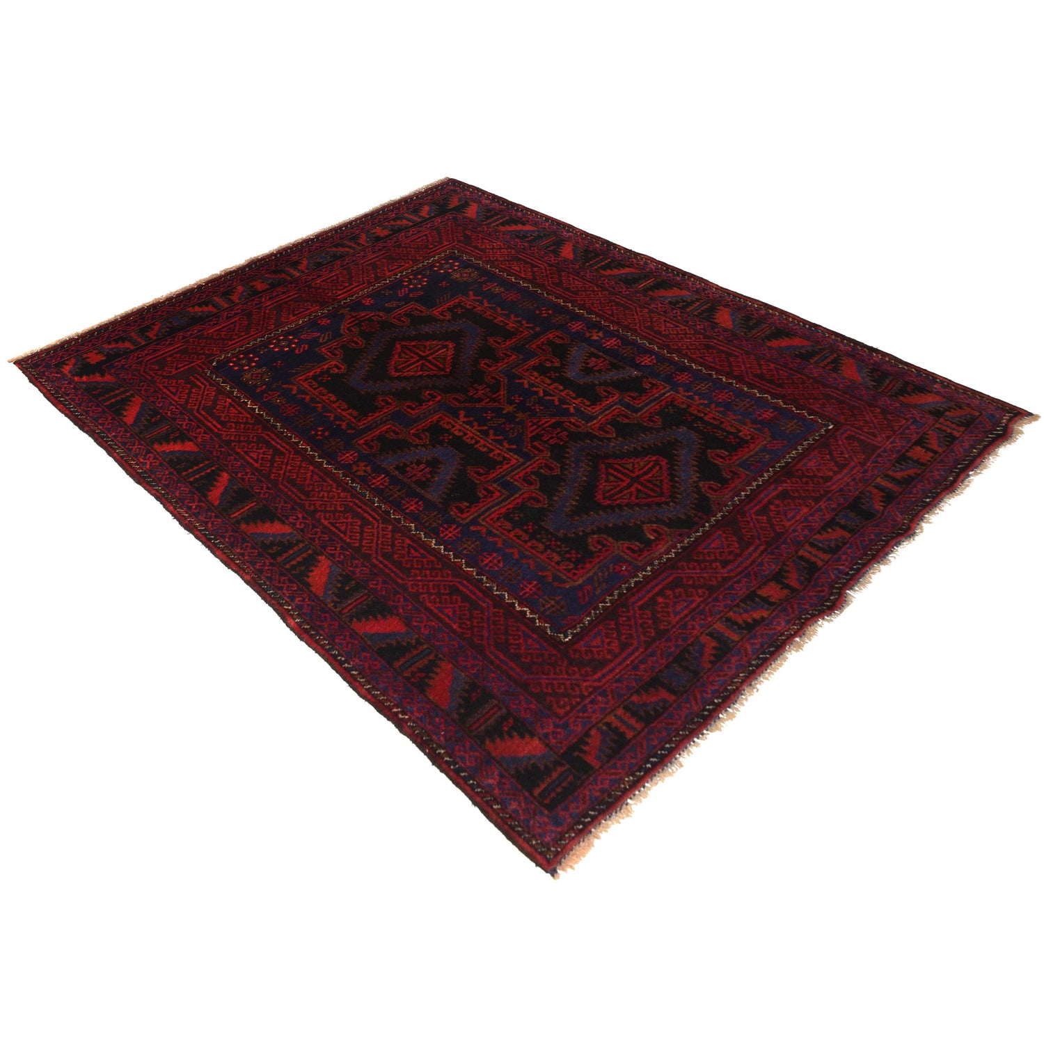 Tribal Baloch Rug 4' 4" x 6' 0" (ft) - No. G35507