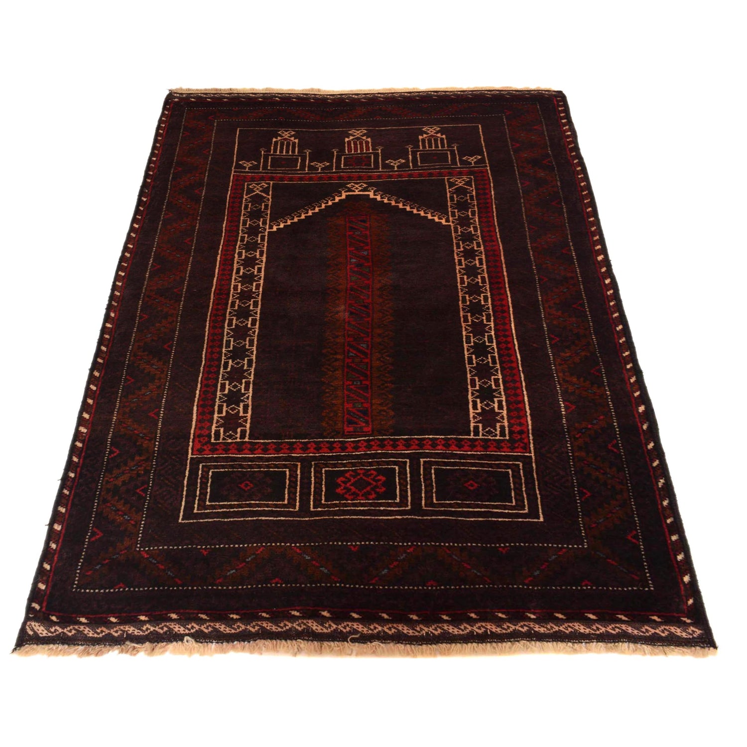 Prayer Mat 2' 11" x 4' 4" (ft) - No. G35515