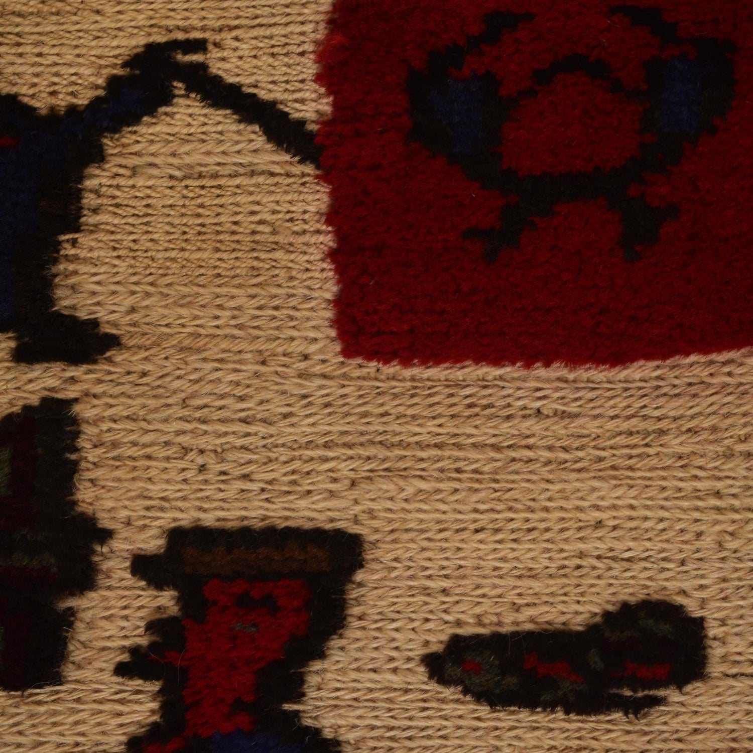 Handmade Village Design Rug 2' 9" x 3' 9" (ft)- No. G35521