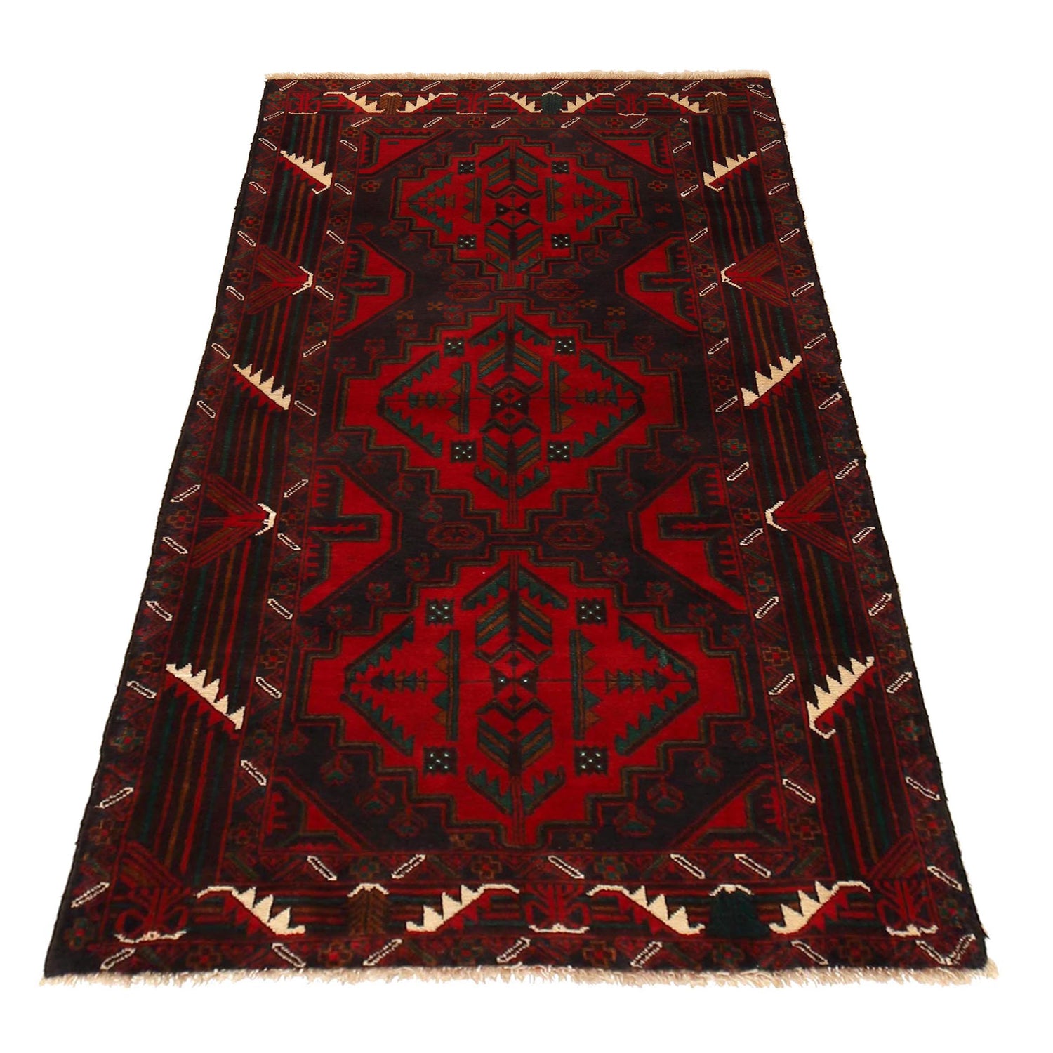 Handmade Baluchi Runner 3' 1" x 6' 0" (ft) - No. G35812