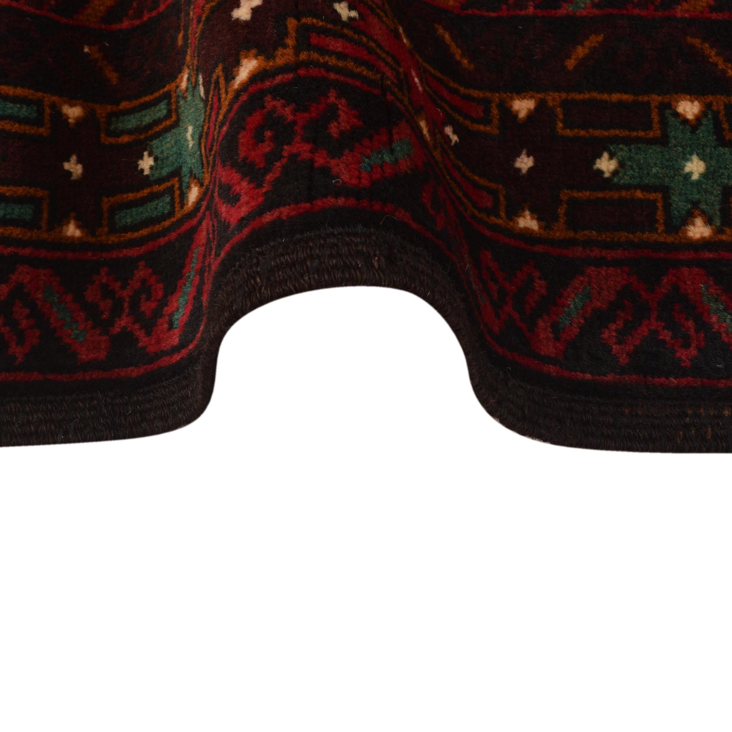 Tribal Baloch Rug 3' 9" x 6' 2" (ft) - No. G35813