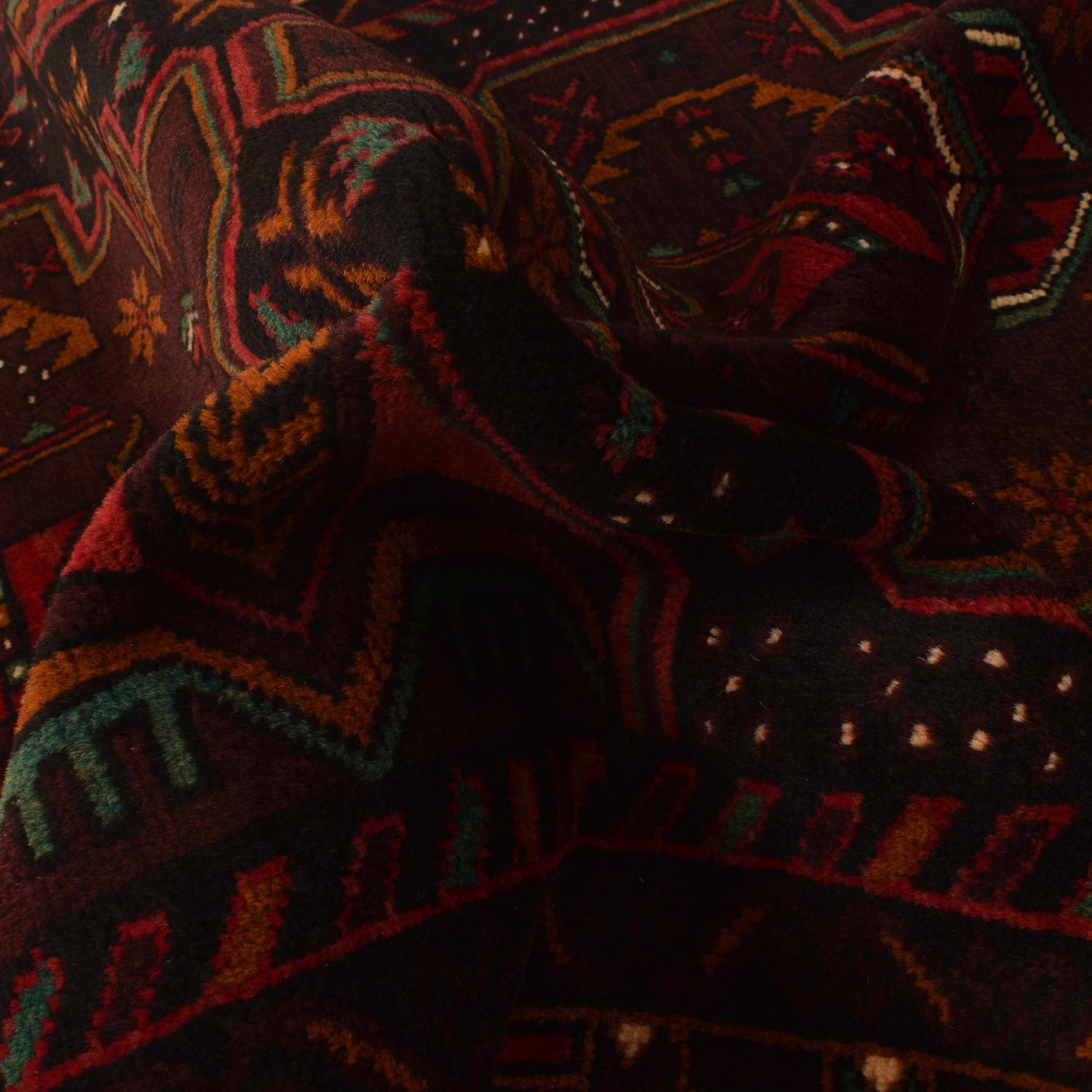 Tribal Baloch Rug 3' 9" x 6' 2" (ft) - No. G35813