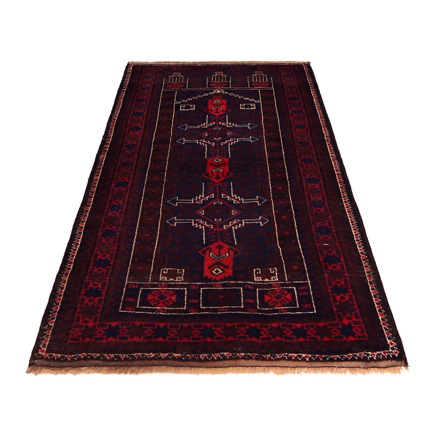 Prayer Rug 3' 0" x 5' 2" (ft) - No. G35856