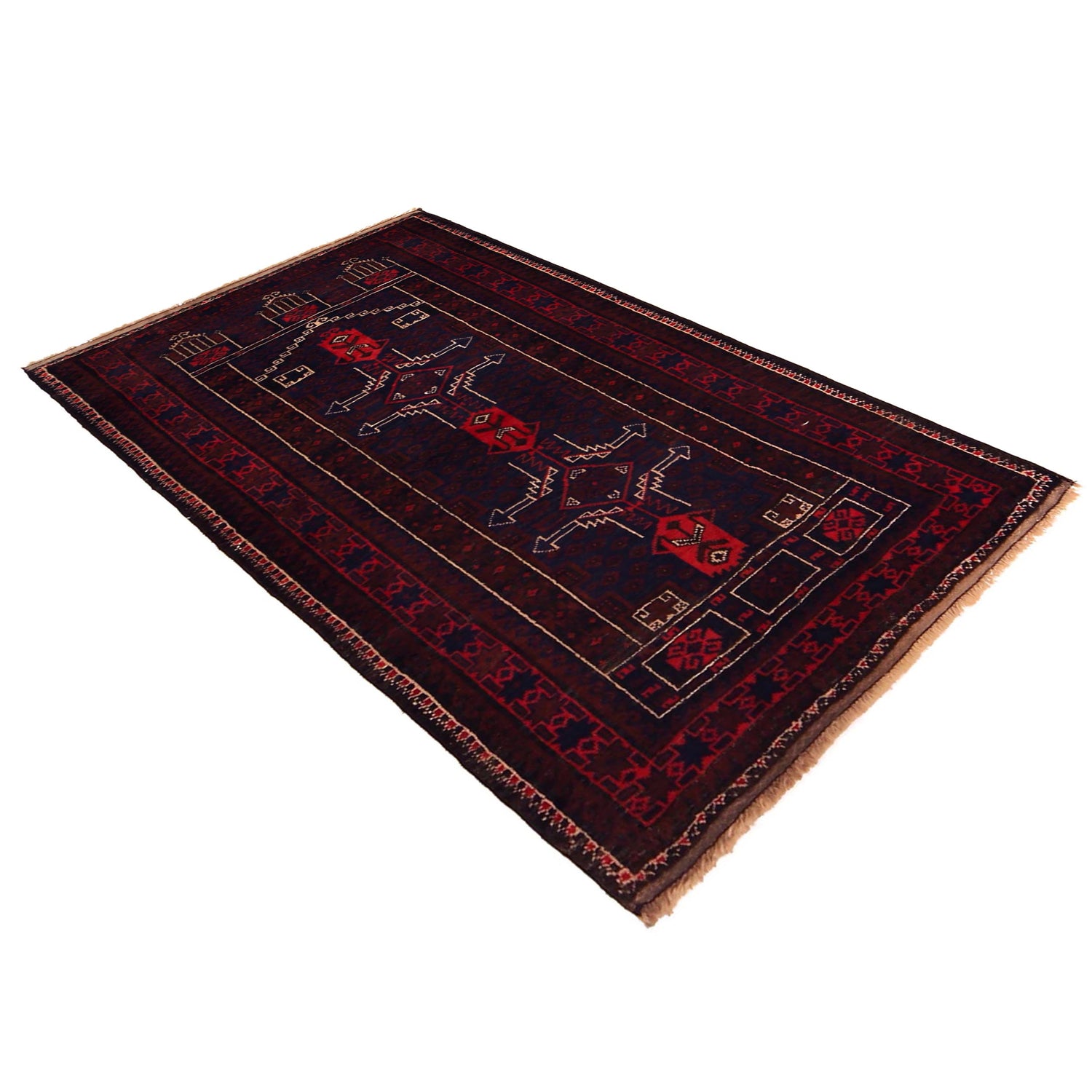 Prayer Rug 3' 0" x 5' 2" (ft) - No. G35856
