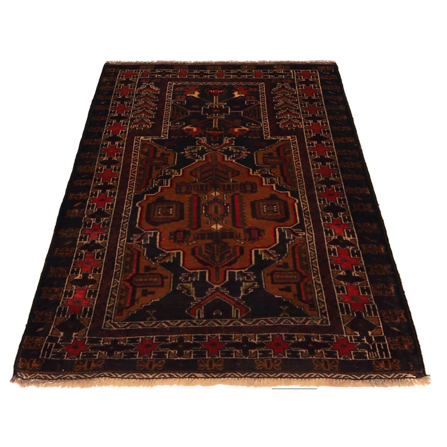 Small Prayer Rug 2' 10" x 4' 1" (ft) - No. G35859