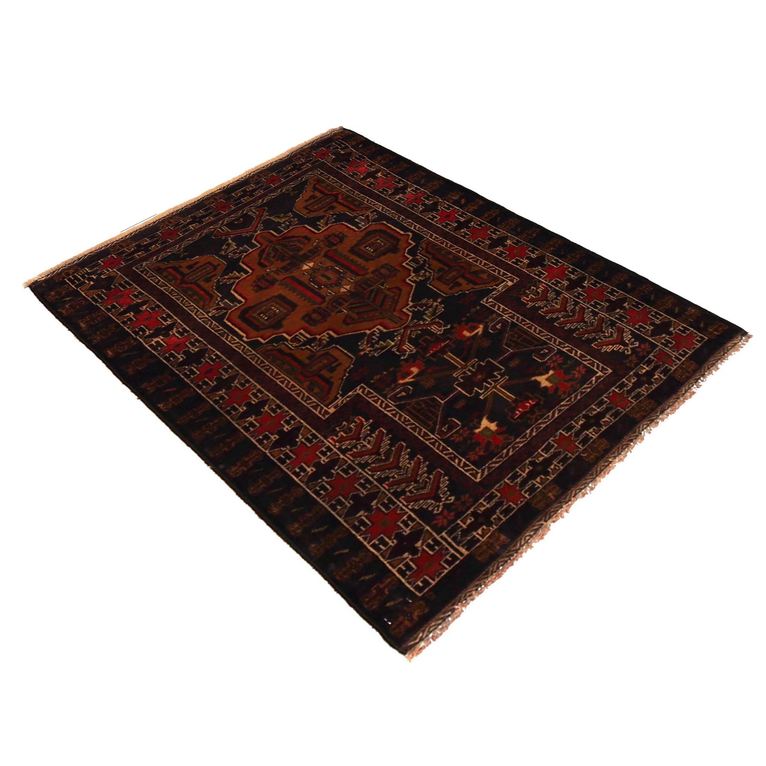 Small Prayer Rug 2' 10" x 4' 1" (ft) - No. G35859