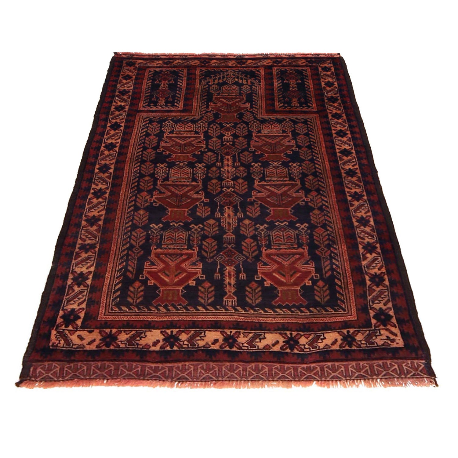 Fine Quality Prayer Rug 2' 9" x 4' 7" (ft) - No. G35862