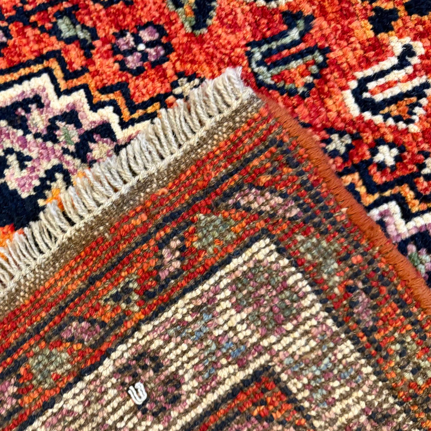 Multi Color Shirazi Rug 5' 0" x 6' 3" (ft) - No. G36490