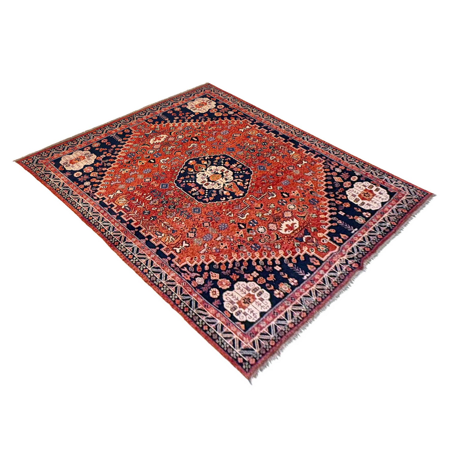 Persian Shirazi Design Rug 7' 11 x 9' 9 (ft) - No. G36509