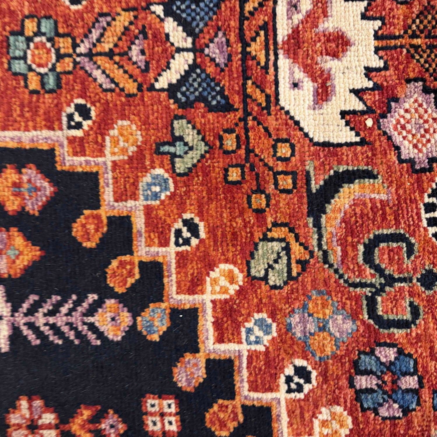 Persian Shirazi Design Rug 7' 11 x 9' 9 (ft) - No. G36509