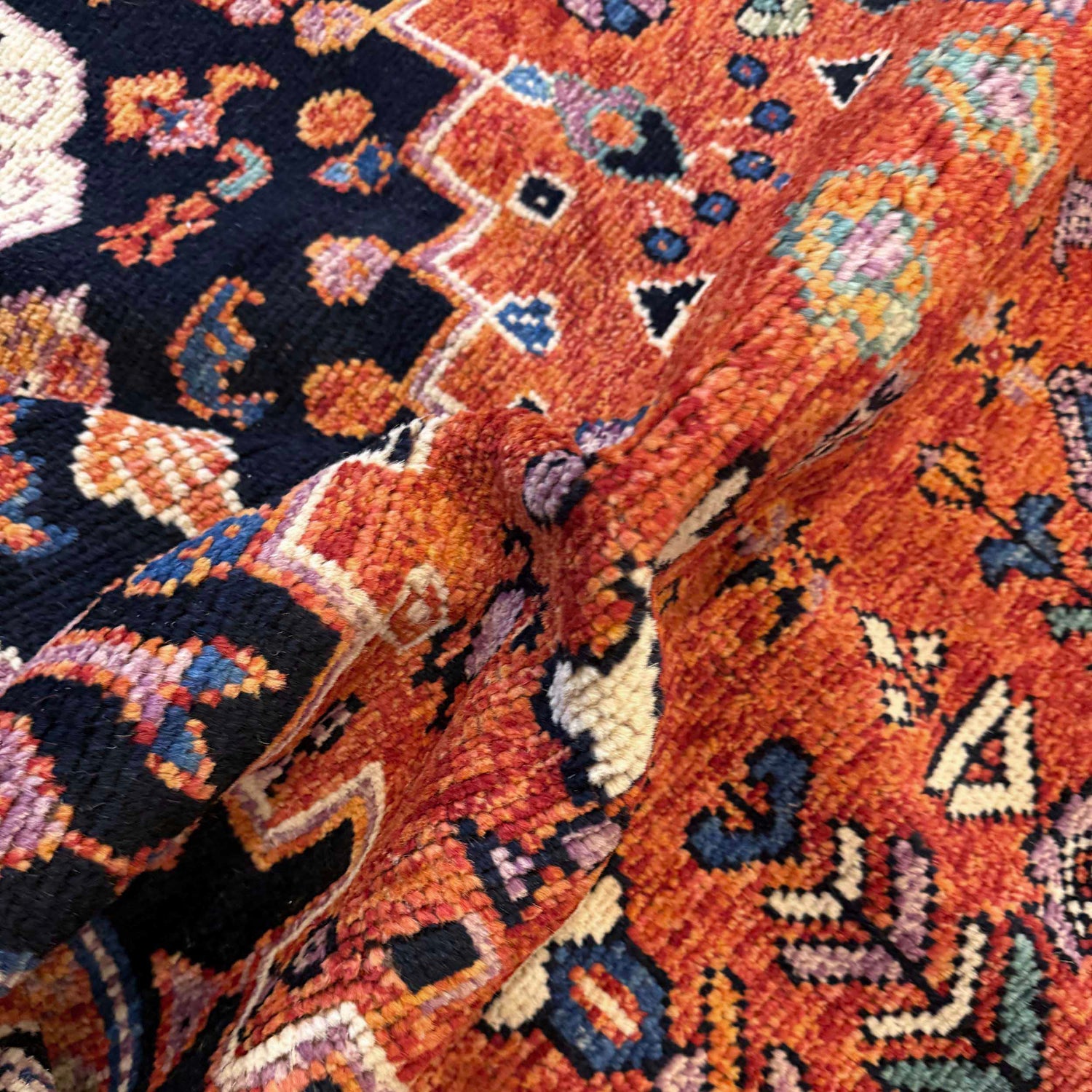 Persian Shirazi Design Rug 7' 11 x 9' 9 (ft) - No. G36509