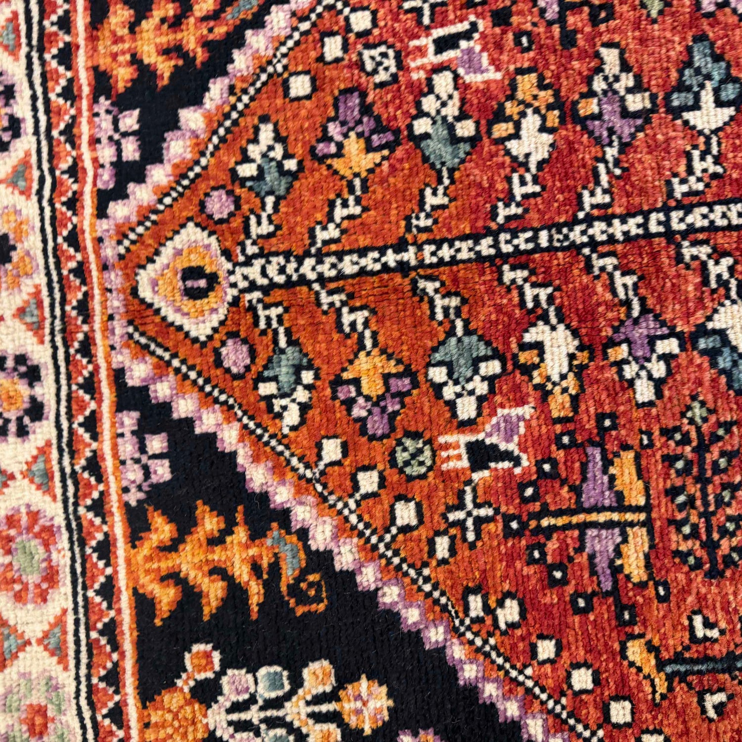 Multi Color Shirazi Rug 5' 9" x 7' 9" (ft) - No. G36512