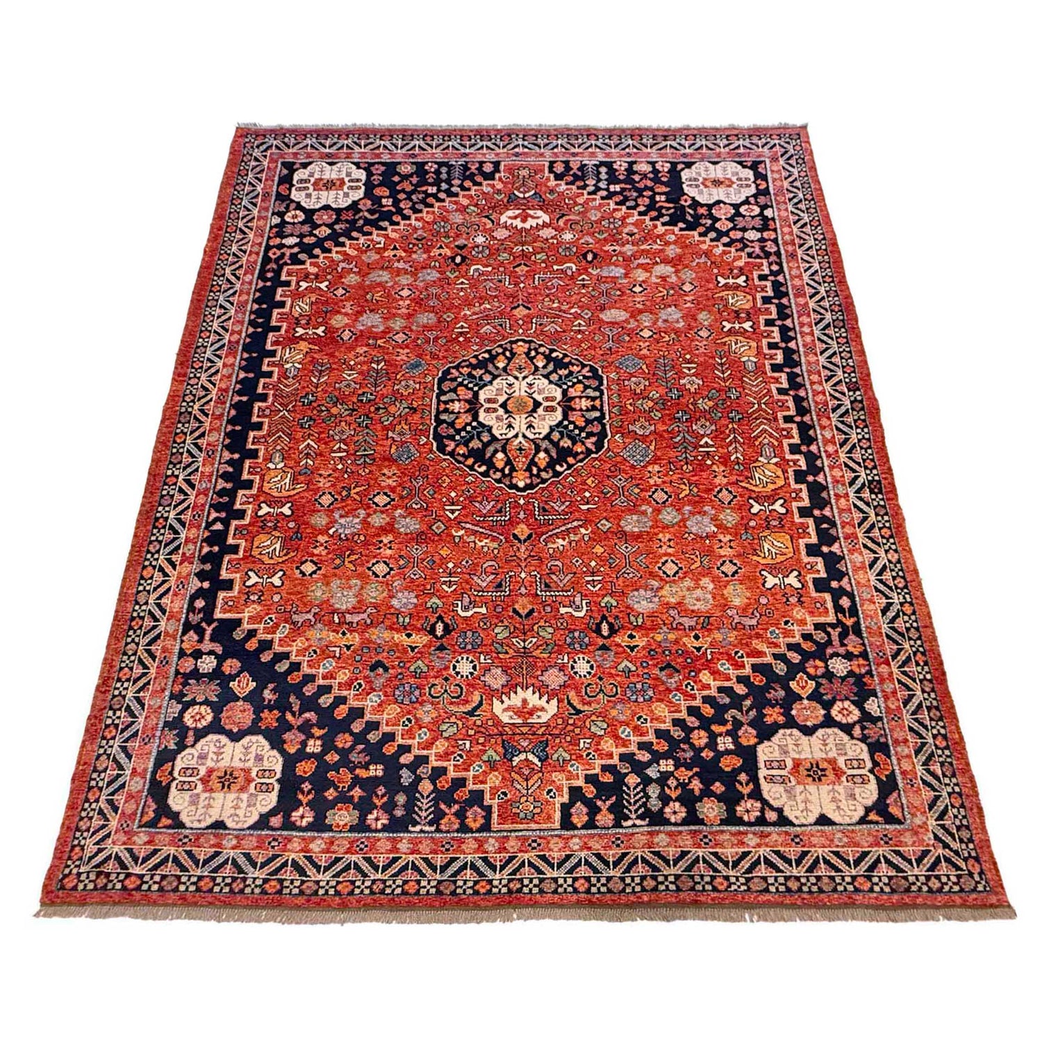 Handmade Sherazi Rug 8' 2 x 11' 1 (ft) - No. G36531
