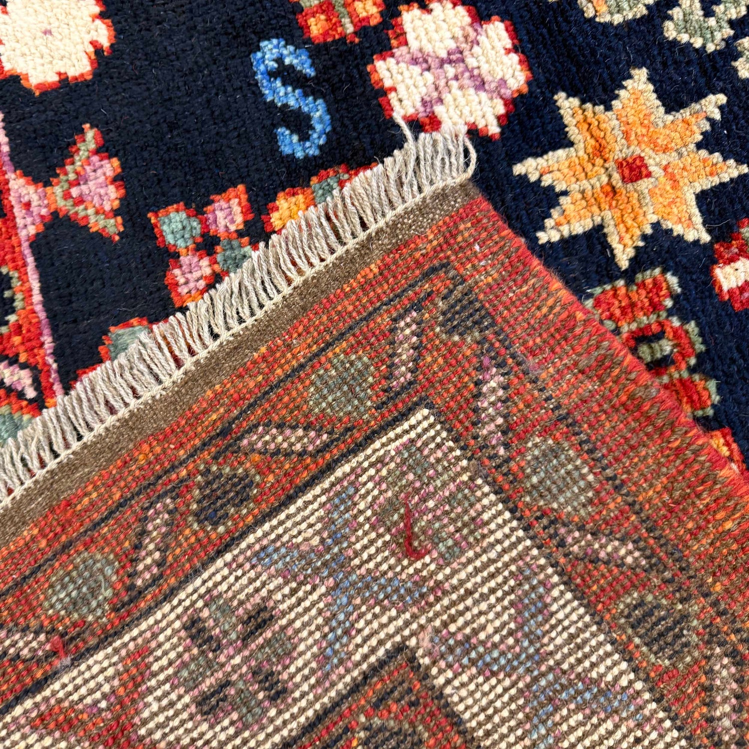 Handmade Sherazi Rug 6' 10" x 9' 9" (ft) - No. G36535