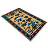 Hand Knotted War Rug 2' 9" x 4' 4" (ft) - No. G36550