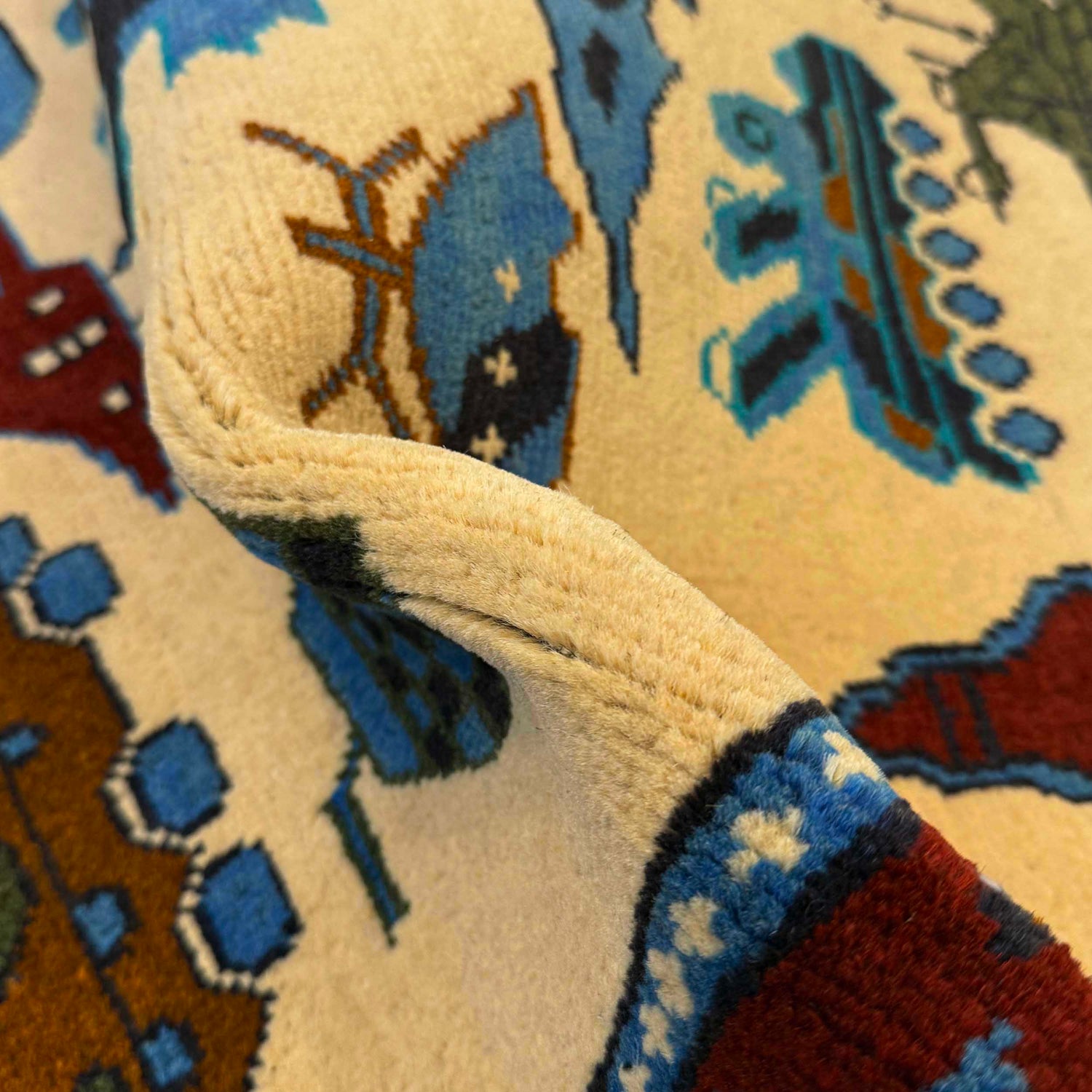 Hand Knotted War Rug 2' 9" x 4' 4" (ft) - No. G36550