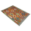 Handmade Vegetable Kilim 4' 0" x 5' 7" (ft) - No. G36625
