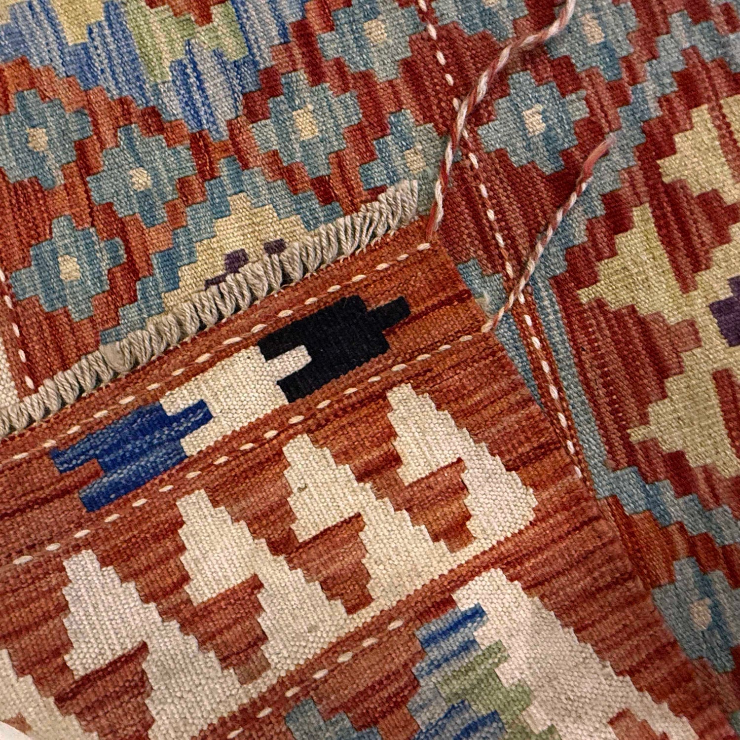 Vegetable Kelim Runner 2' 9" x 9' 9" (ft) - No. G36626