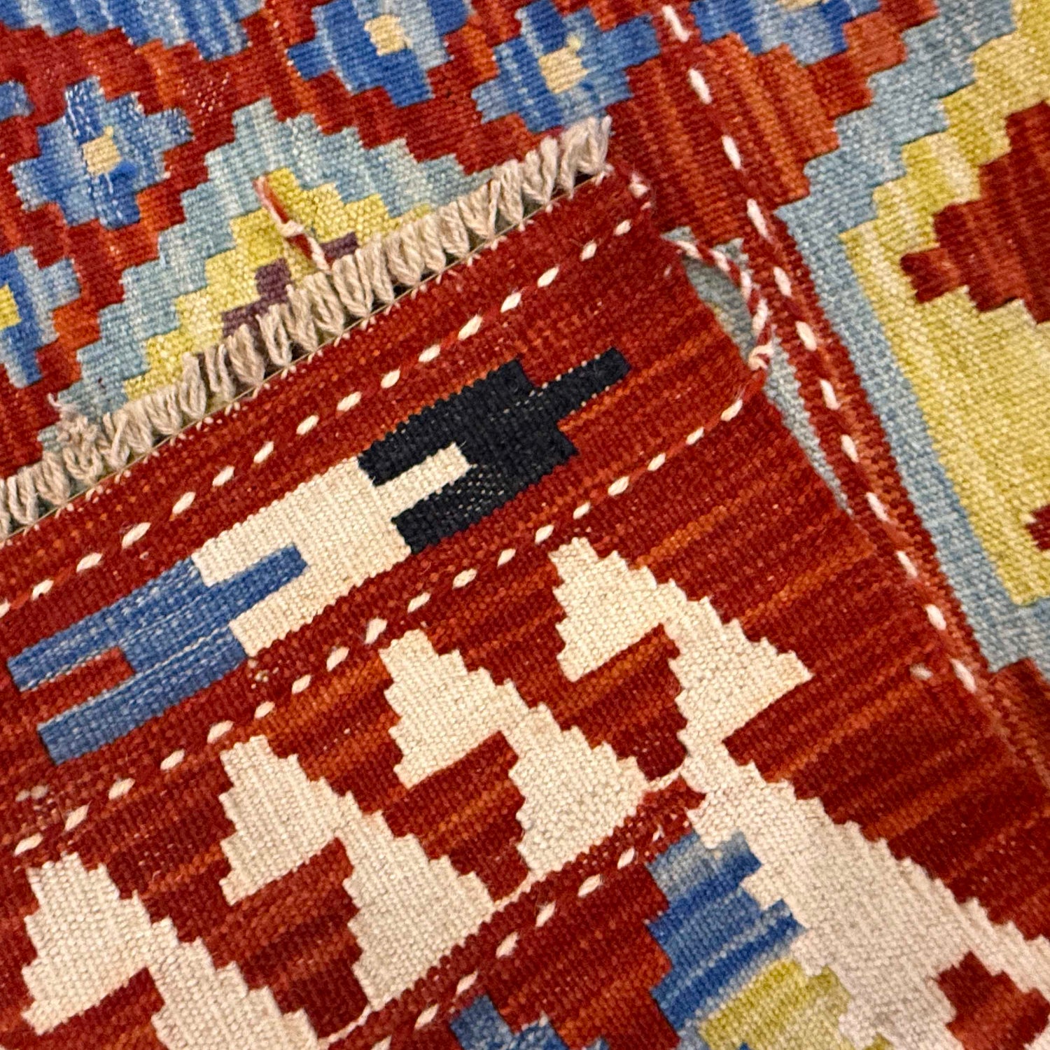 Vegetable Kelim Runner 2' 7" x 9' 5" (ft) - No. G36631