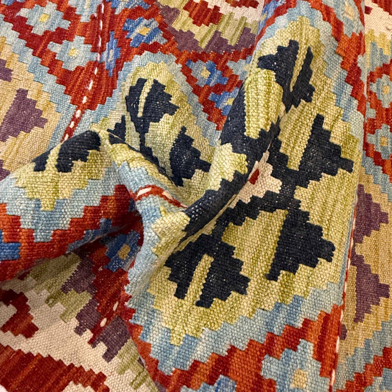 Vegetable Kelim Runner 2' 7" x 9' 5" (ft) - No. G36631