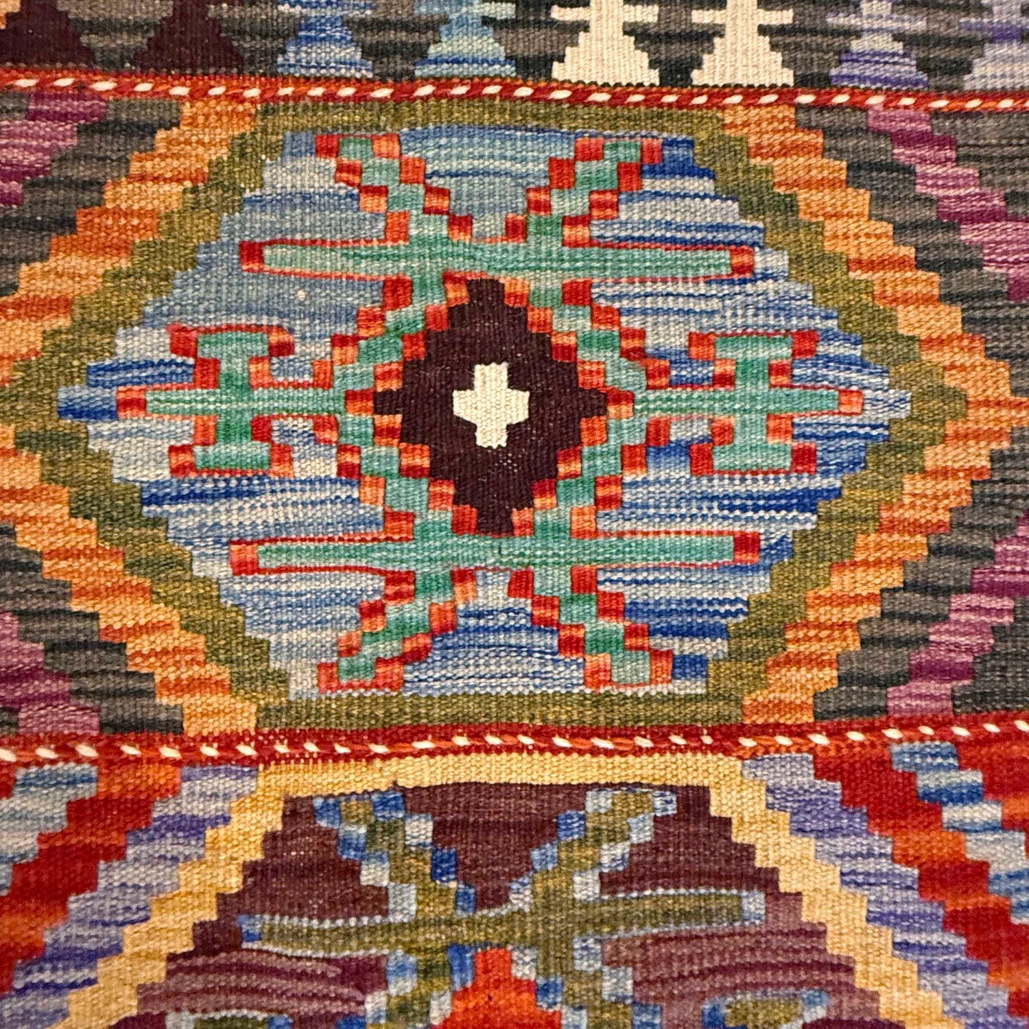 Vegetable Kilim Runner 2' 9" x 9' 11" (ft) - No. G36635