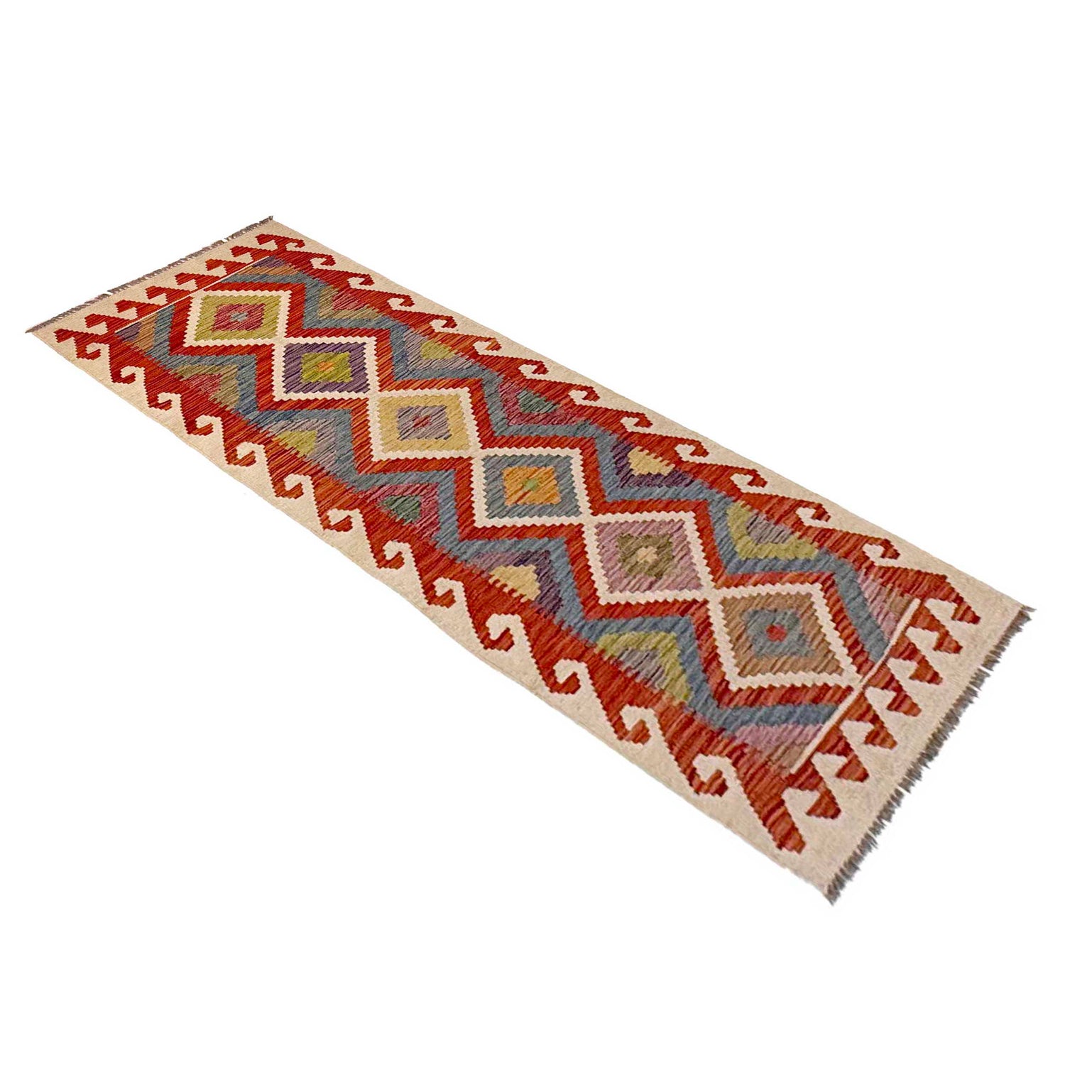Vegetable Kilim Runner 2' 1" x 6' 0" (ft)- No. G36636