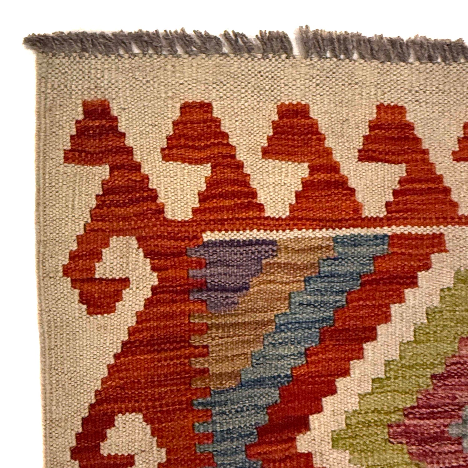 Vegetable Kilim Runner 2' 1" x 6' 0" (ft)- No. G36636