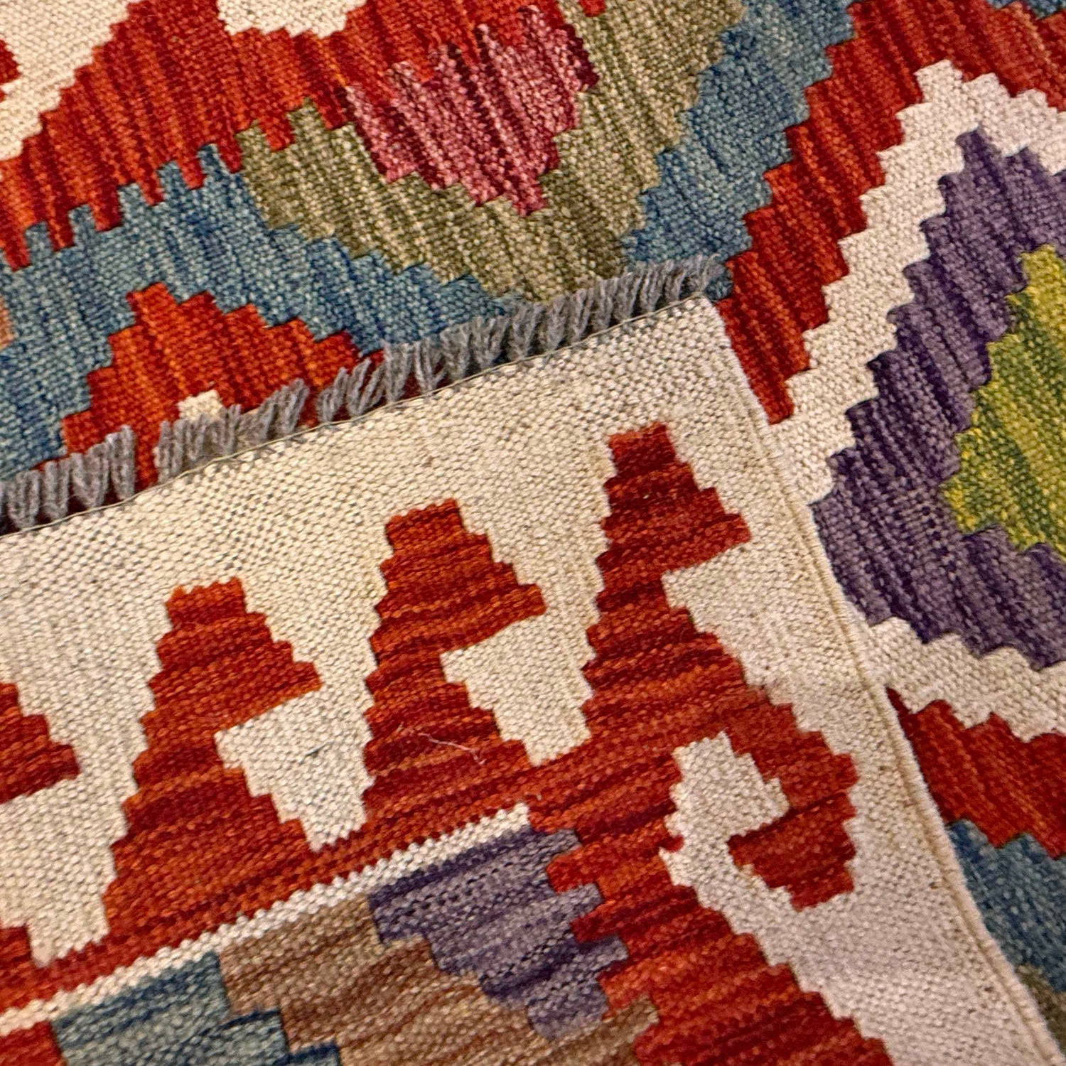 Vegetable Kilim Runner 2' 1" x 6' 0" (ft)- No. G36636