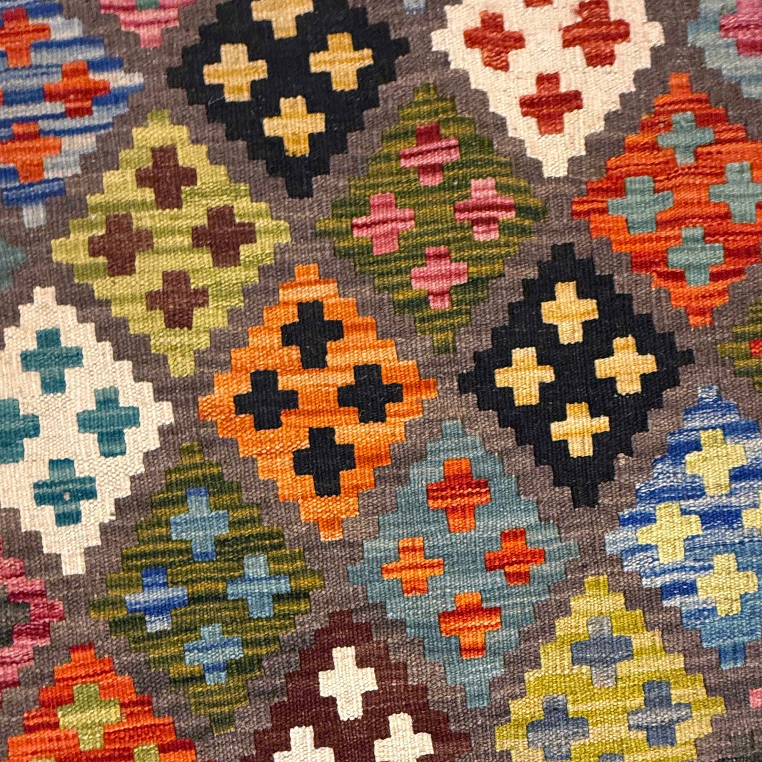 Handmade Vegetable Kilim 5' 9" x 8' 1" (ft) - No. G36637