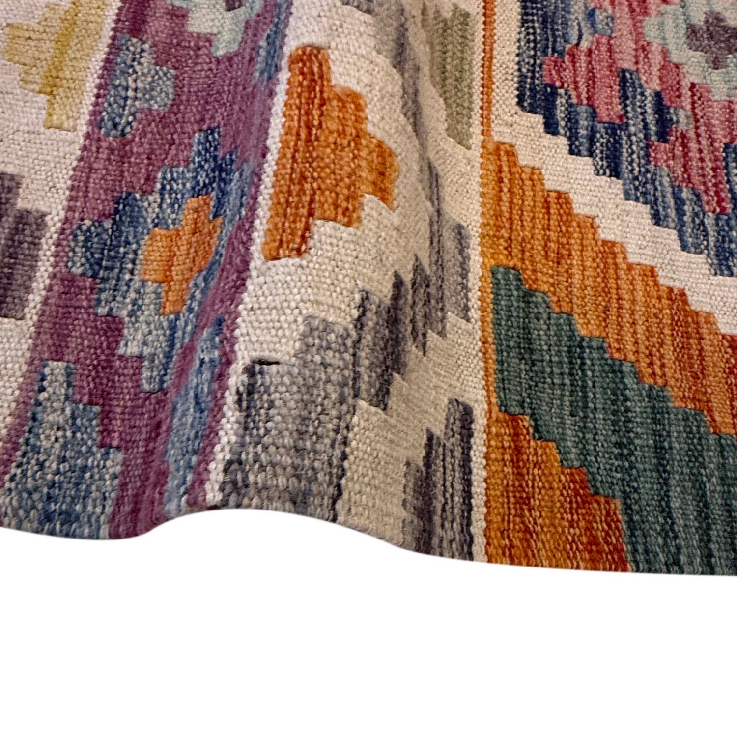 Handmade Vegetable Kilim 6' 9" x 10' 0" (ft) - No. G36641