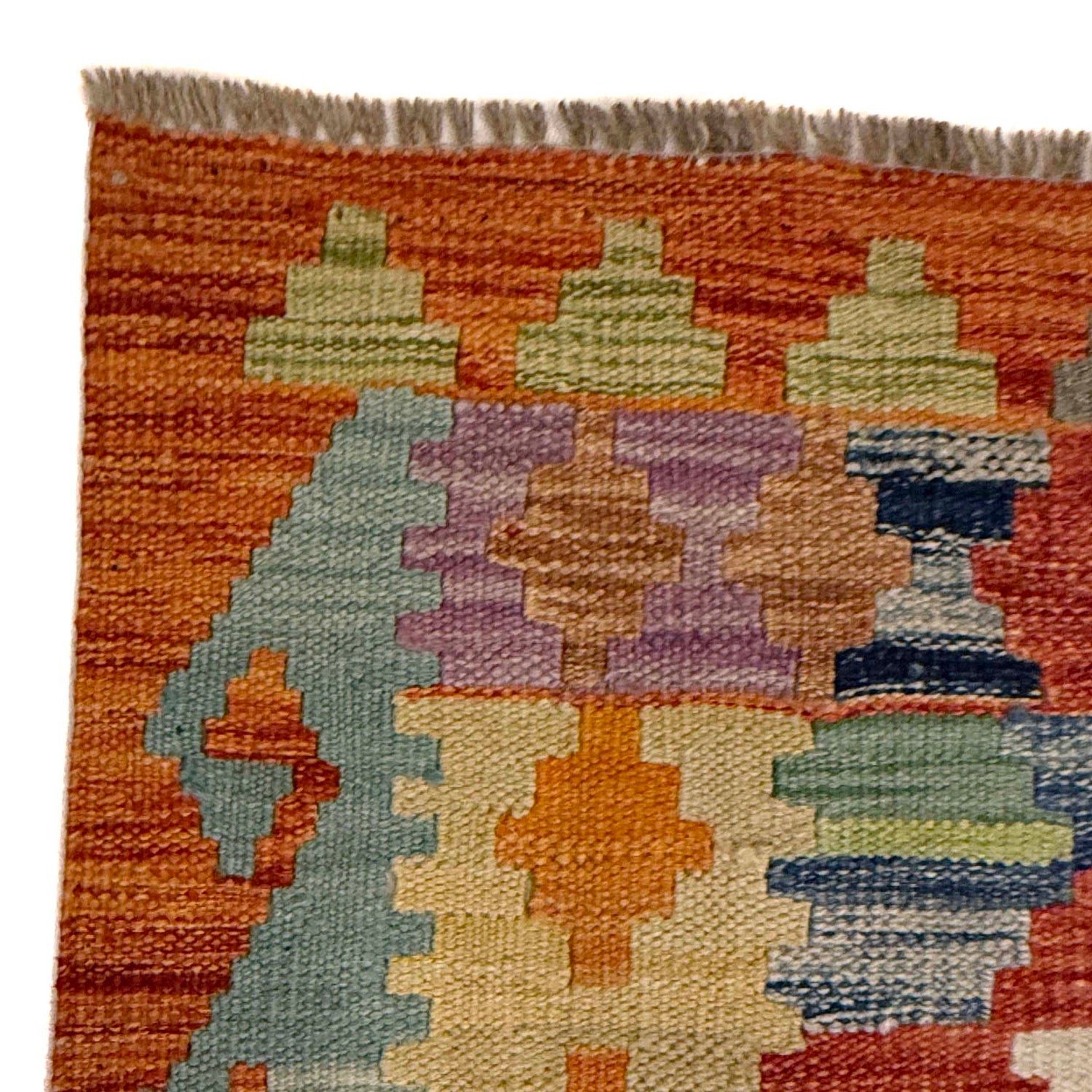 Vegetable Kelim Runner 2' 9" x 9' 5" (ft) - No. G36643