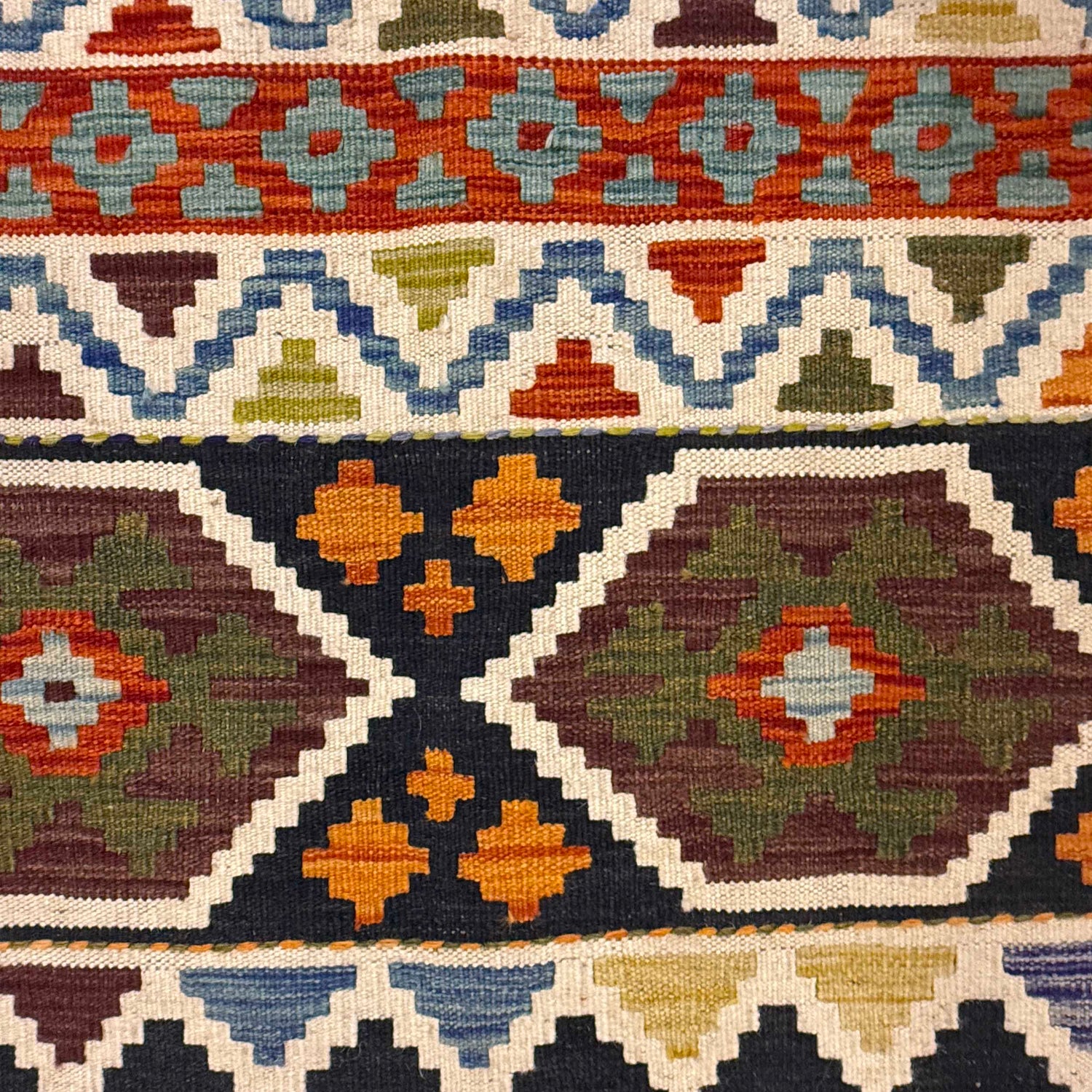 Handmade Vegetable Kilim 4' 11" x 7' 3" (ft) - No. G36644