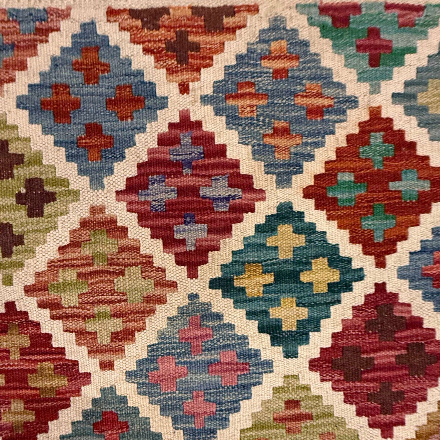 Handmade Vegetable Kelim 3' 4" x 5' 0" (ft) - No. G36657