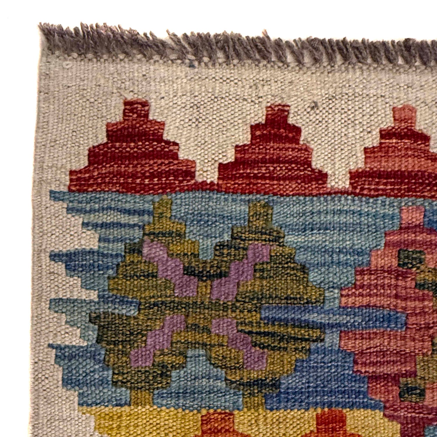 Handmade Vegetable Kilim 6' 9" x 9' 6" (ft) - No. G36659