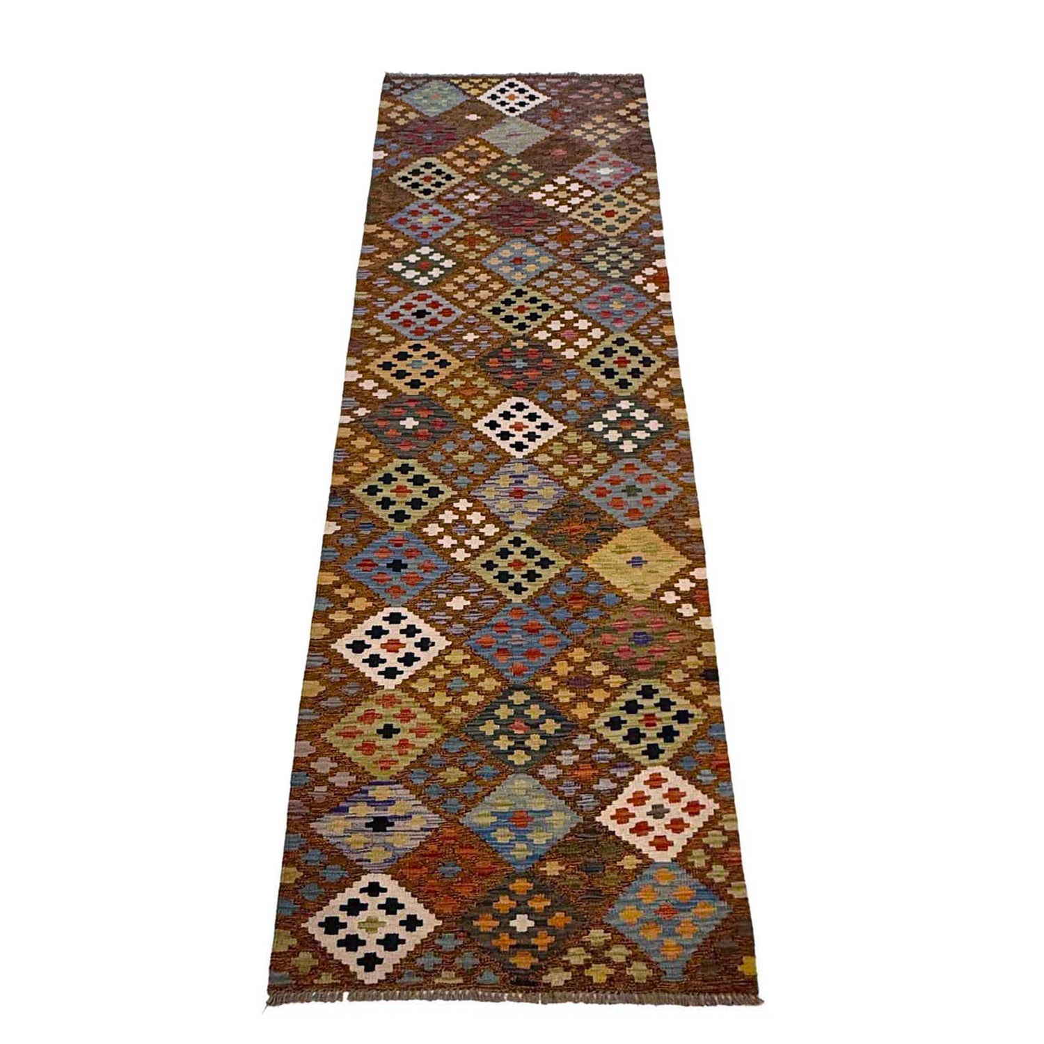 Vegetable Kilim Runner 2' 8" x 9' 10" (ft) - No. G36660