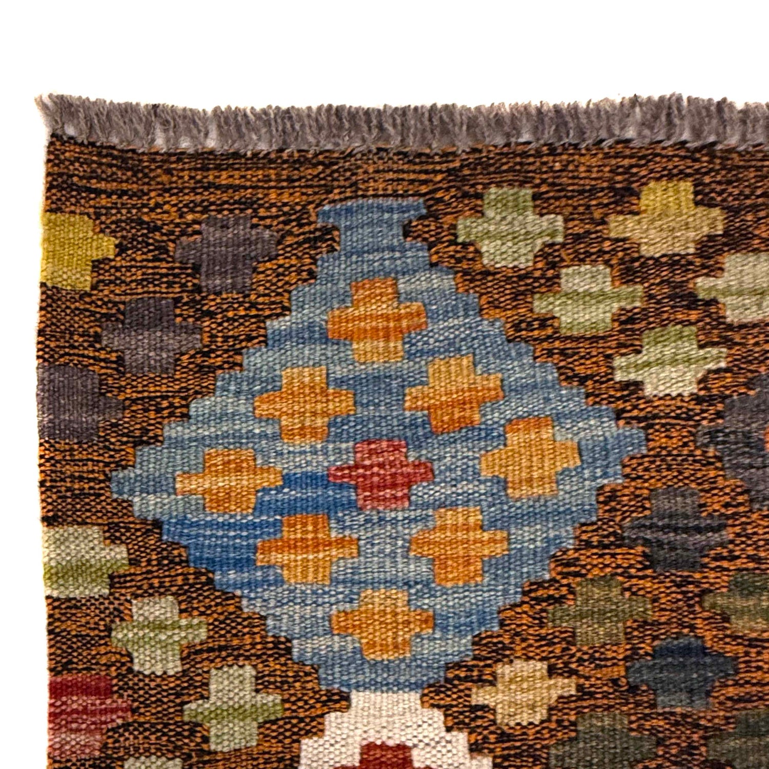 Vegetable Kilim Runner 2' 8" x 9' 10" (ft) - No. G36660