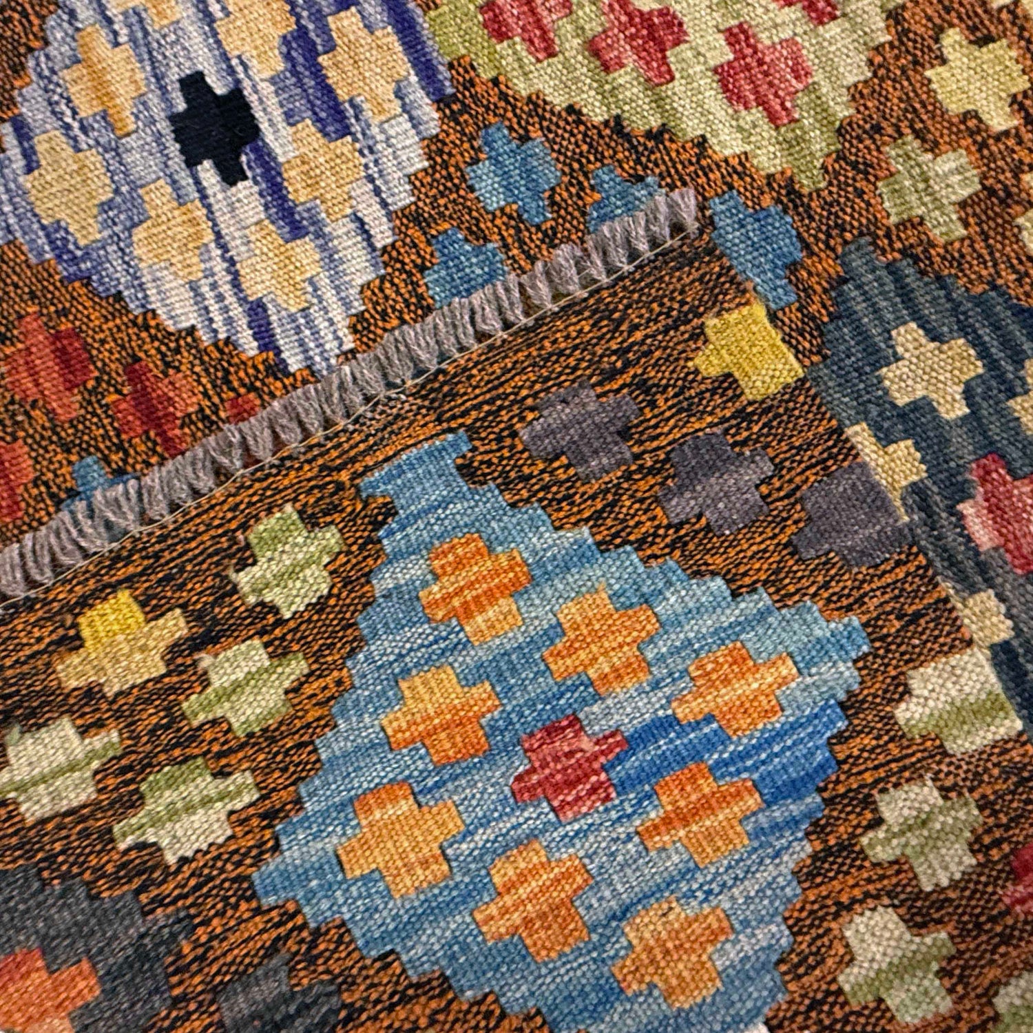 Vegetable Kilim Runner 2' 8" x 9' 10" (ft) - No. G36660