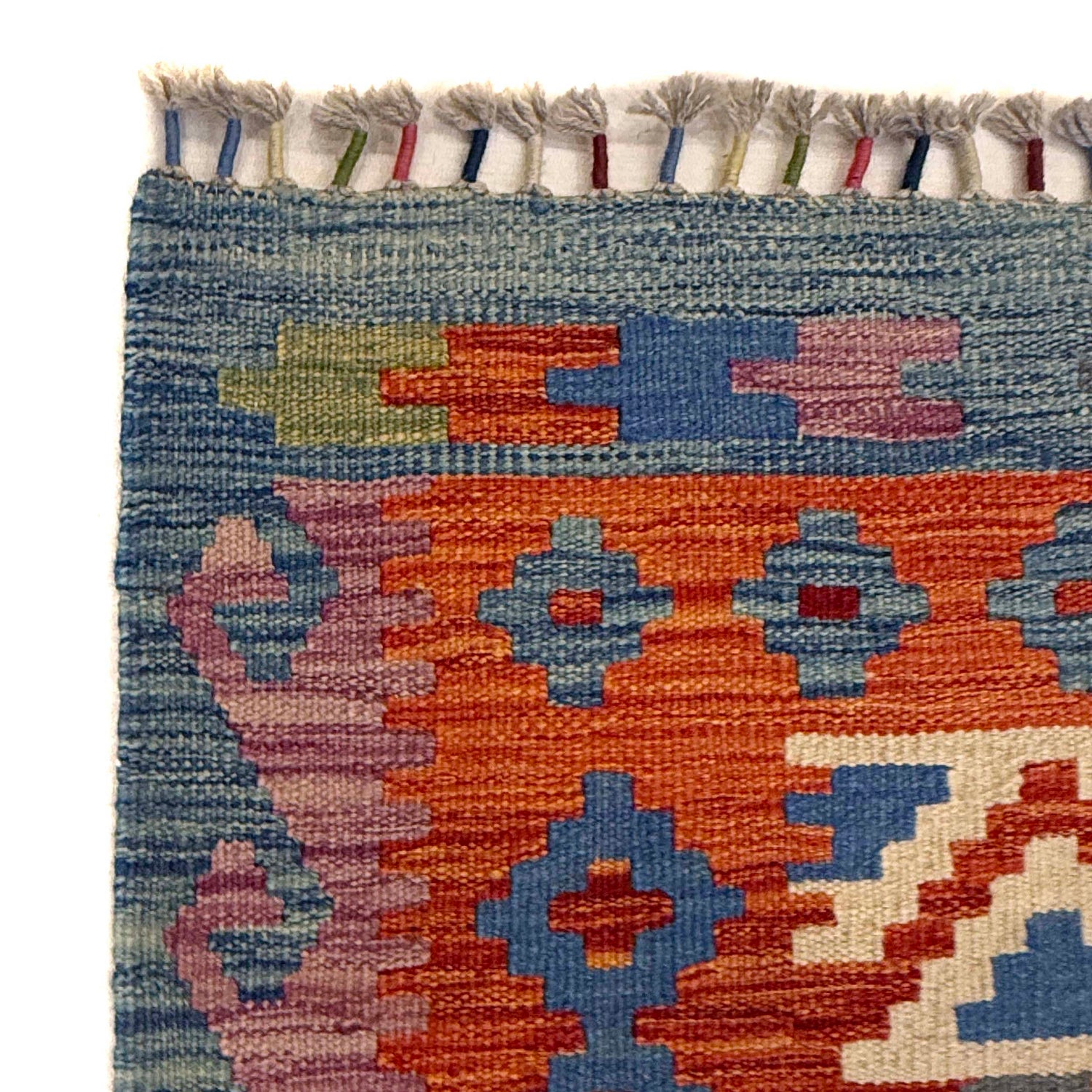 Handmade Vegetable Kelim 6' 7" x 10' 0" (ft) - No. G36661