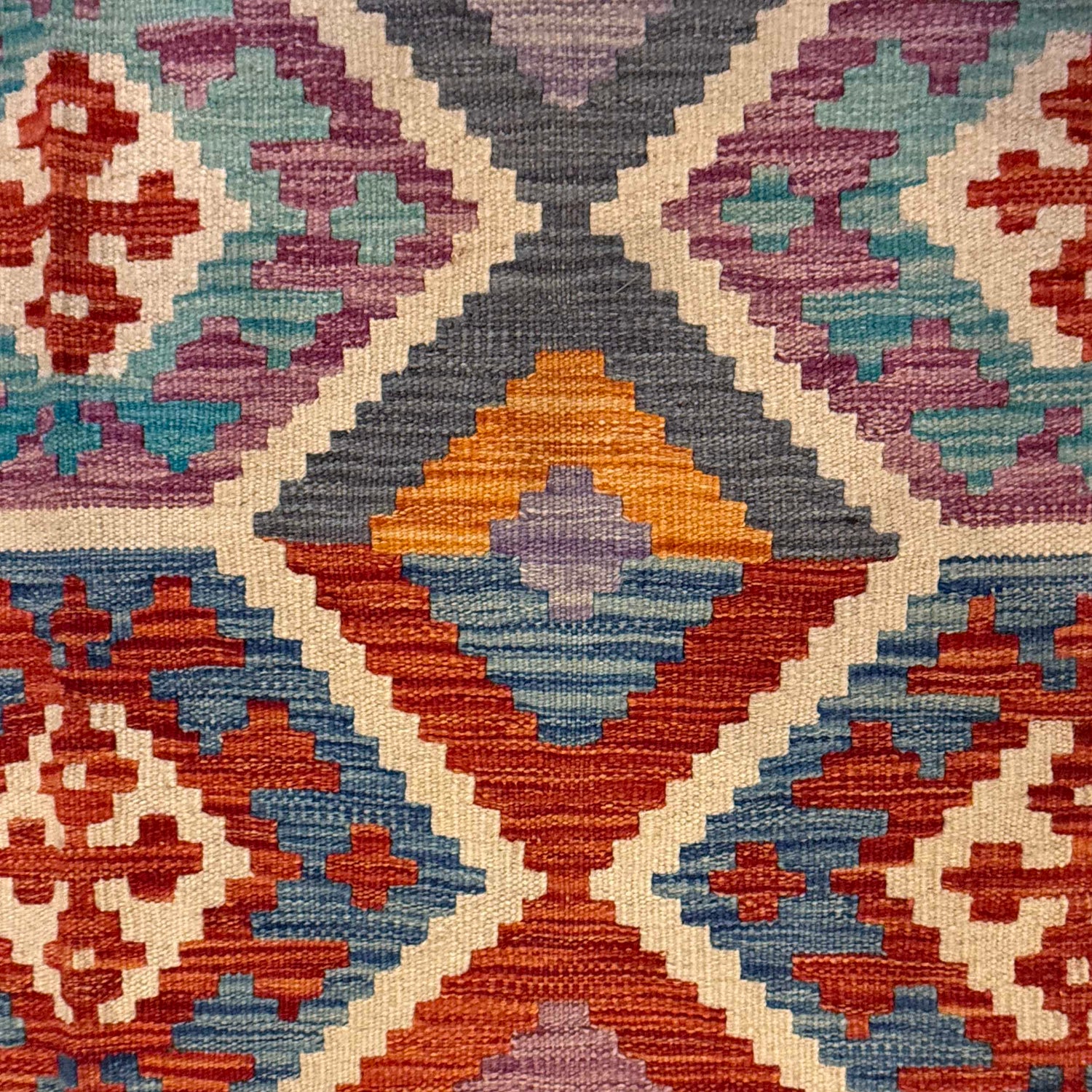 Handmade Vegetable Kelim 6' 7" x 10' 0" (ft) - No. G36661