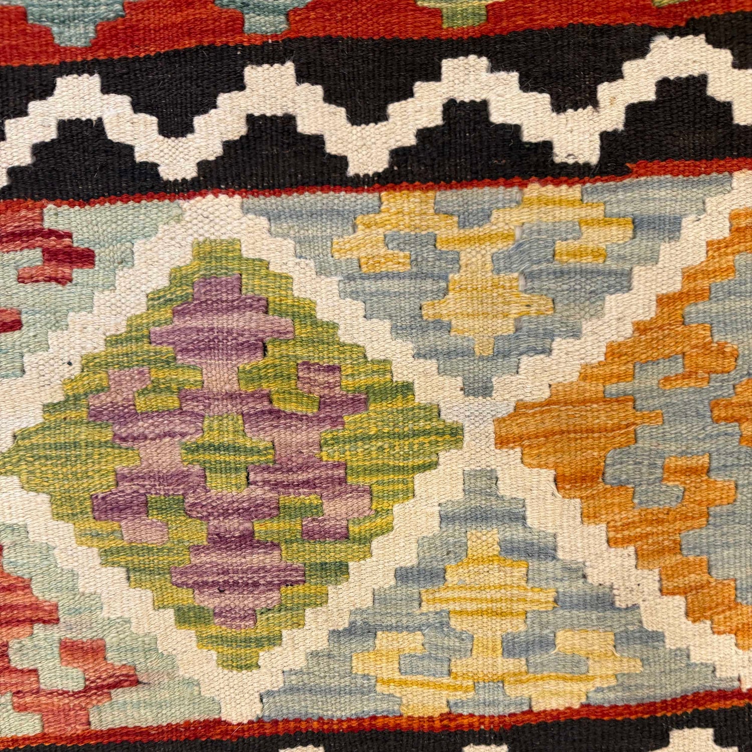 Handmade Vegetable Kelim 4' 9" x 6' 7" (ft) - No. G36663