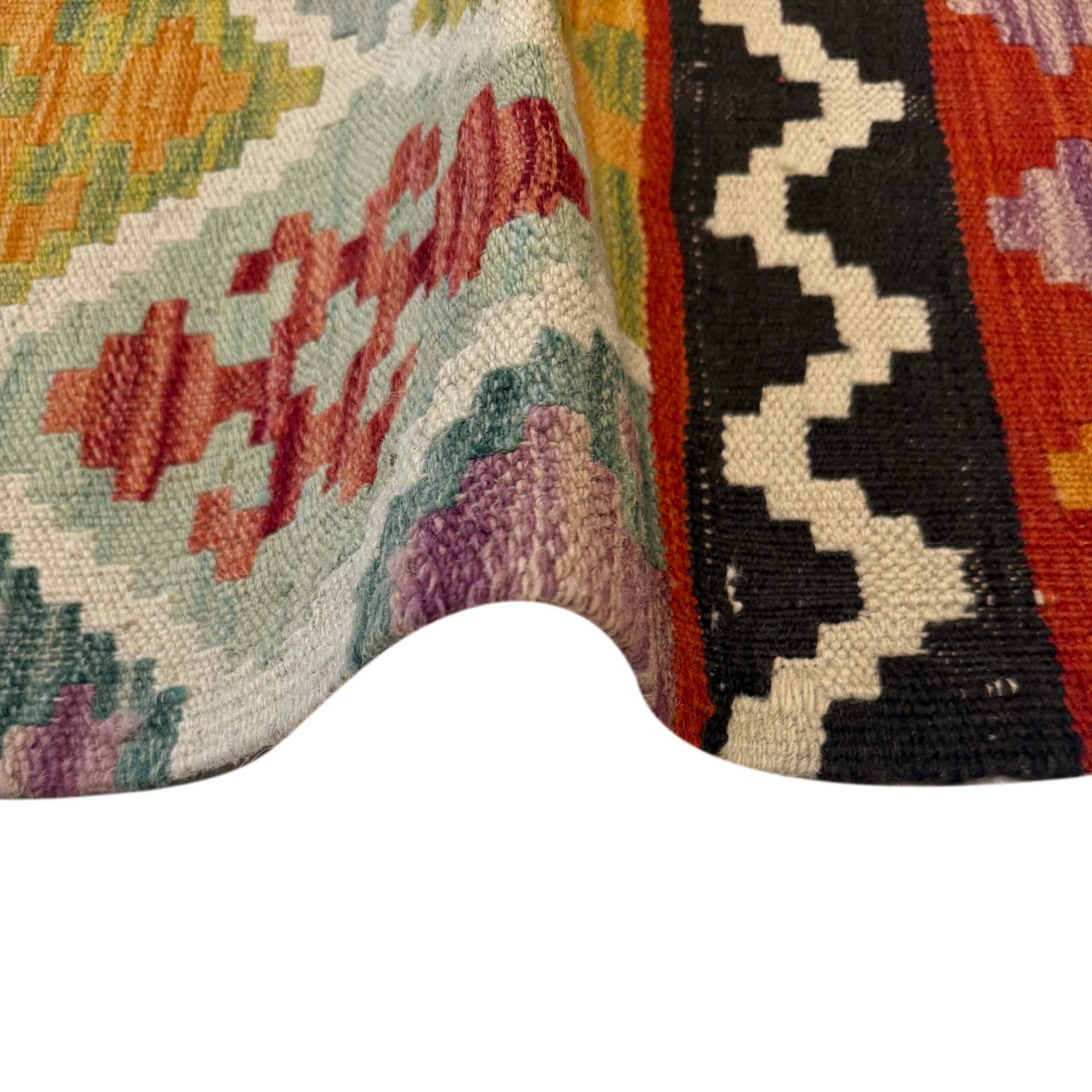 Handmade Vegetable Kelim 4' 9" x 6' 7" (ft) - No. G36663