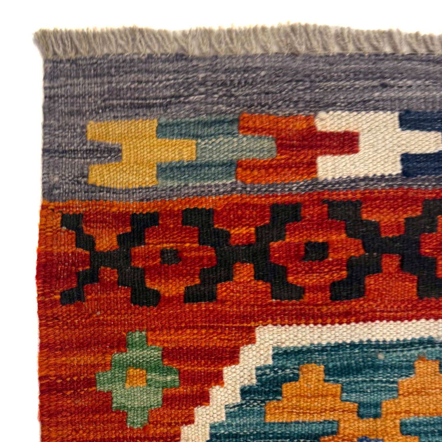 Handmade Vegetable Kelim 4' 3" x 5' 9" (ft) - No. G36664