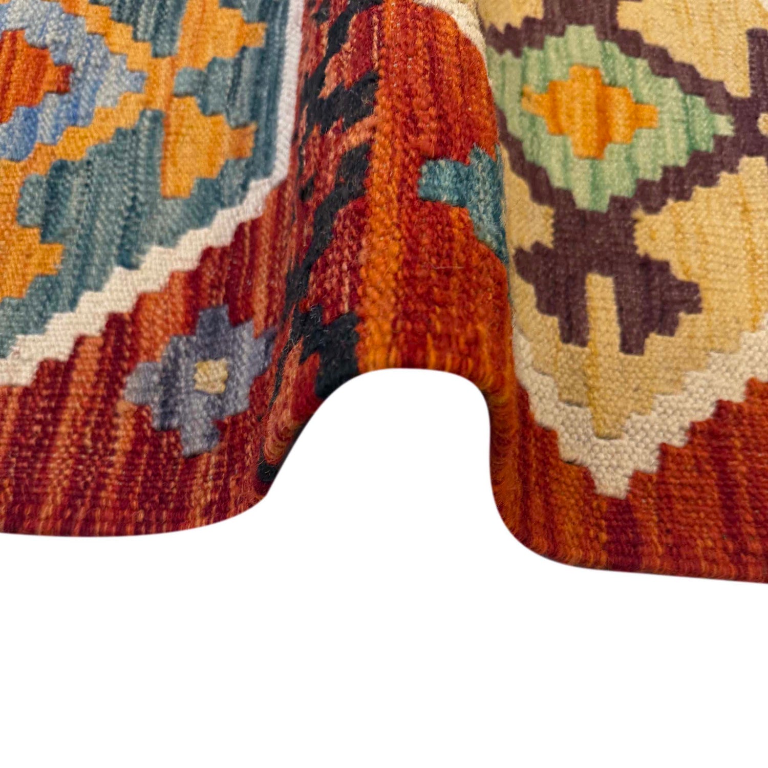 Handmade Vegetable Kelim 4' 3" x 5' 9" (ft) - No. G36664