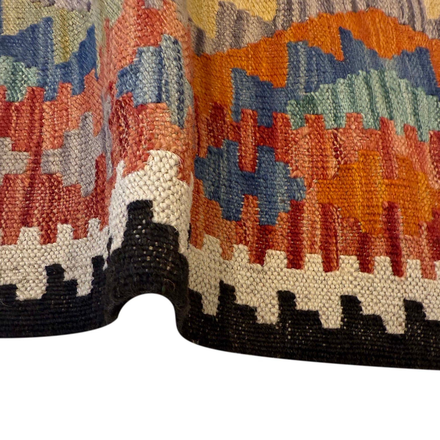 Handmade Vegetable Kilim 2' 7" x 4' 8" (ft) - No. G36668