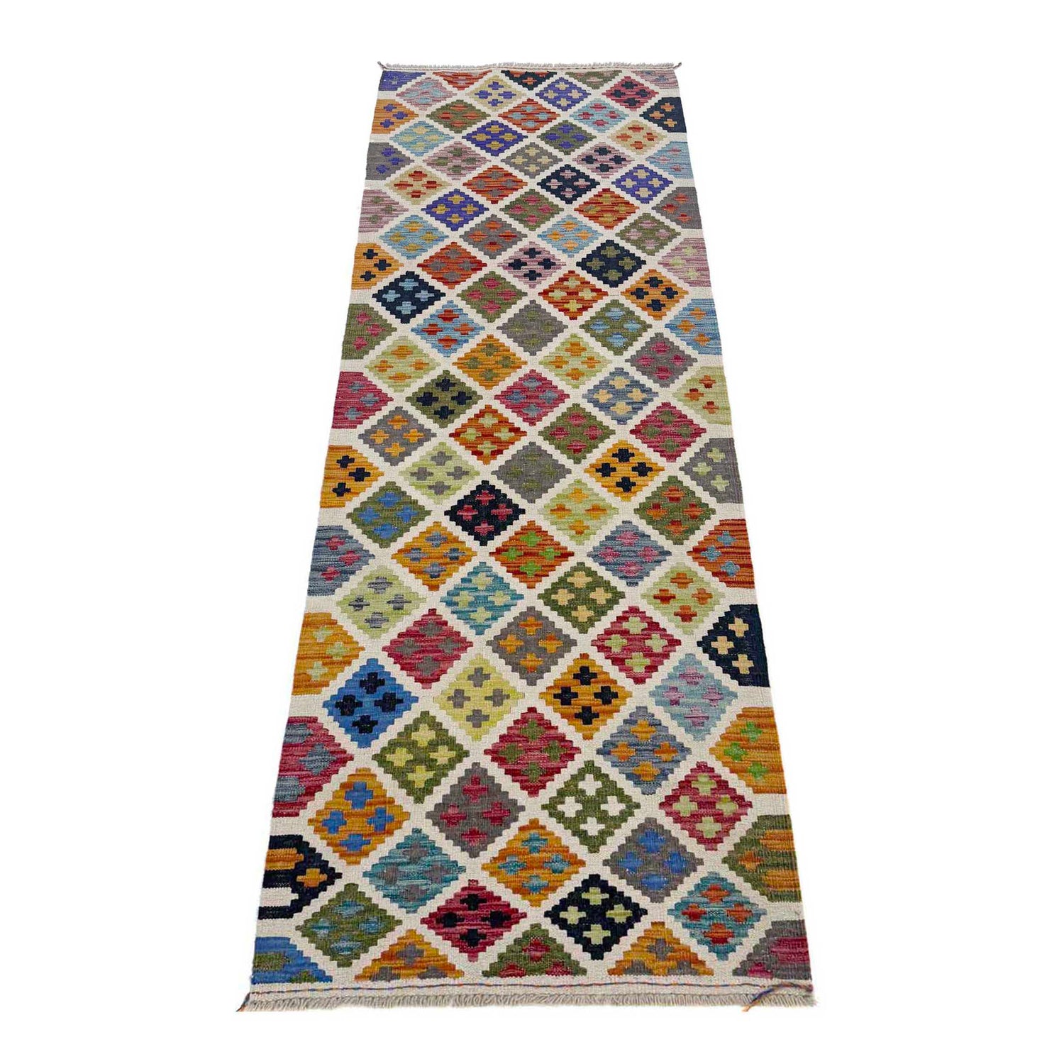Vegetable Kilim Runner 2' 8" x 9' 7" (ft) - No. G36669