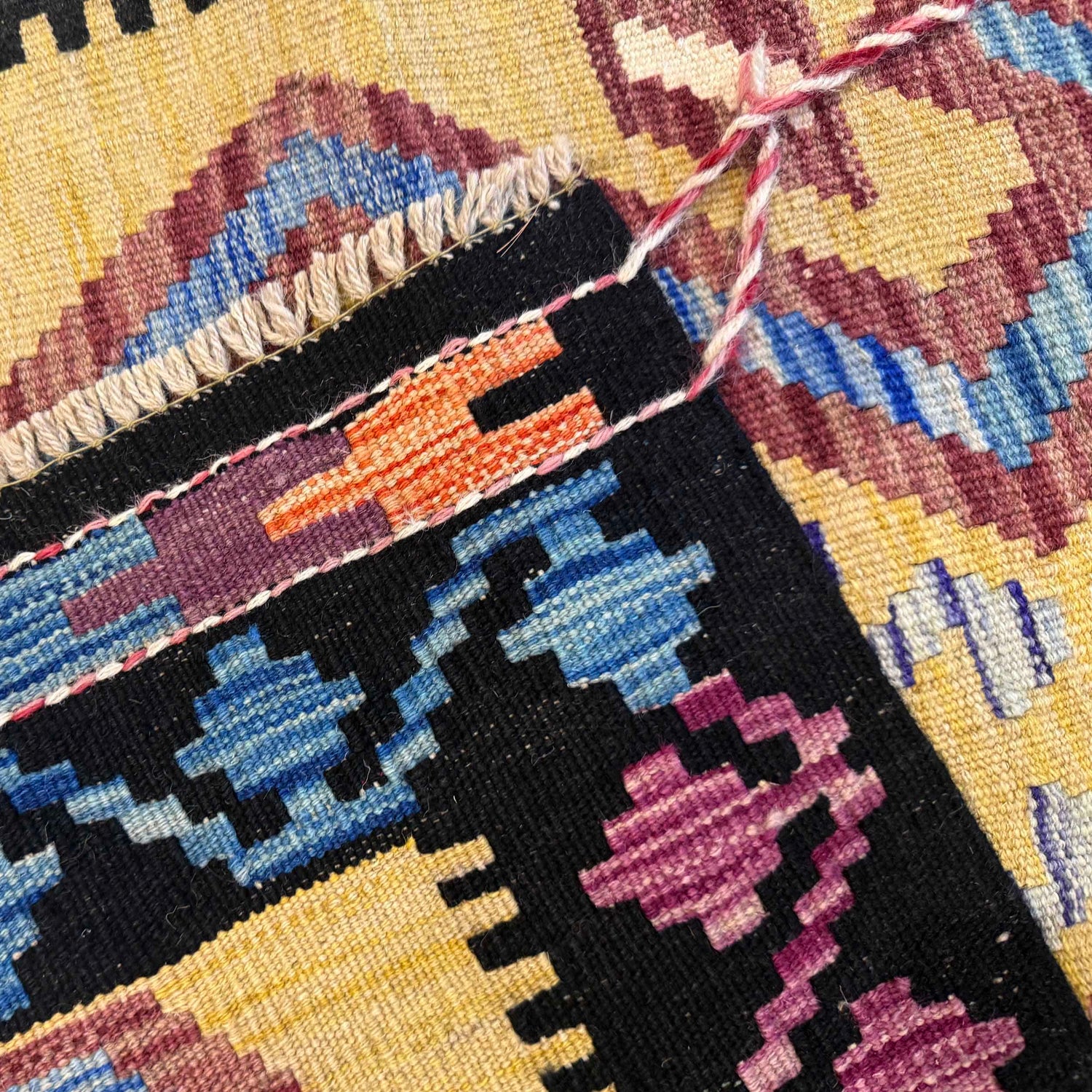 Vegetable Kelim Runner 2' 8" x 9' 11" (ft) - No. G36670