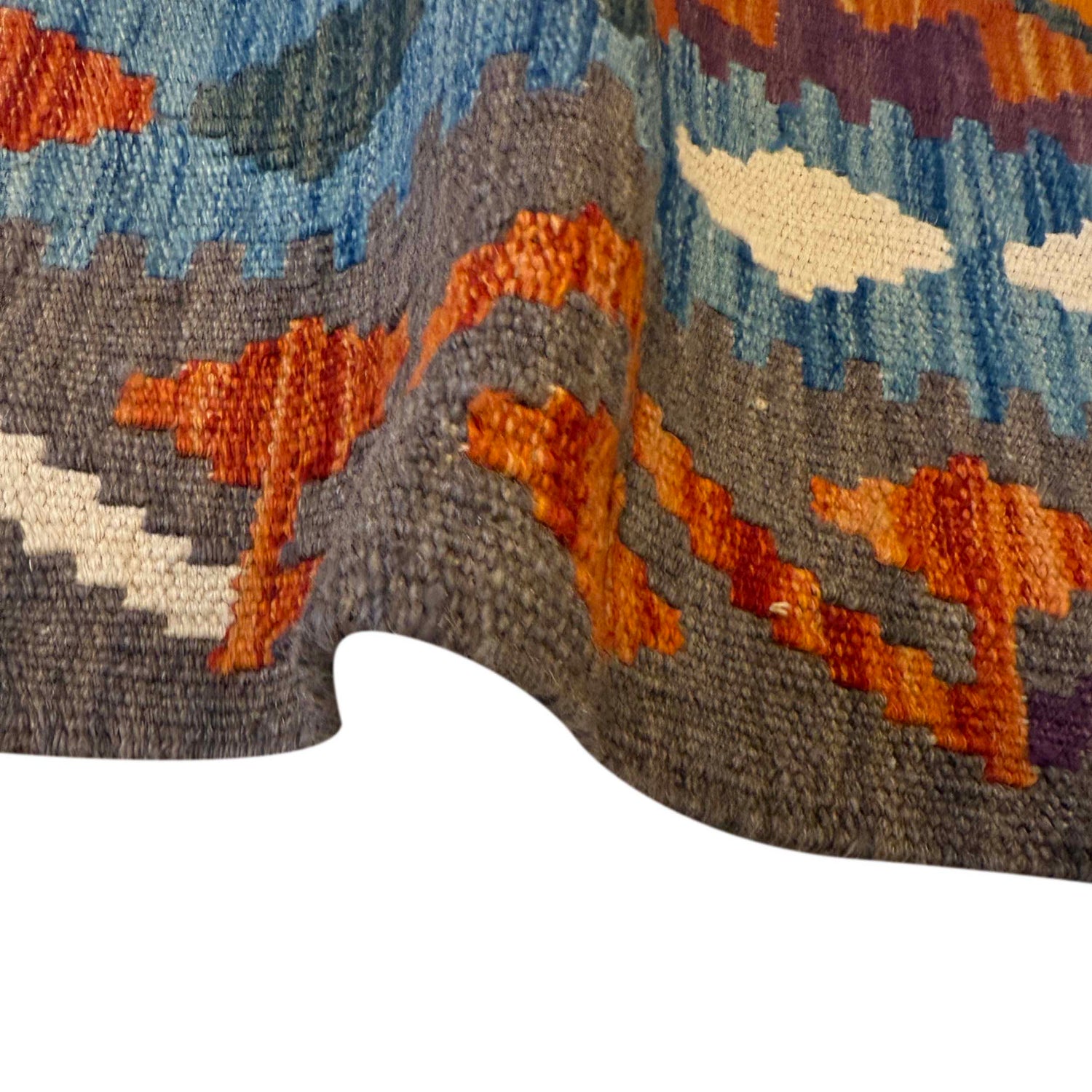 Handmade Vegetable Kelim 3' 3" x 4' 11" (ft) - No. G36675