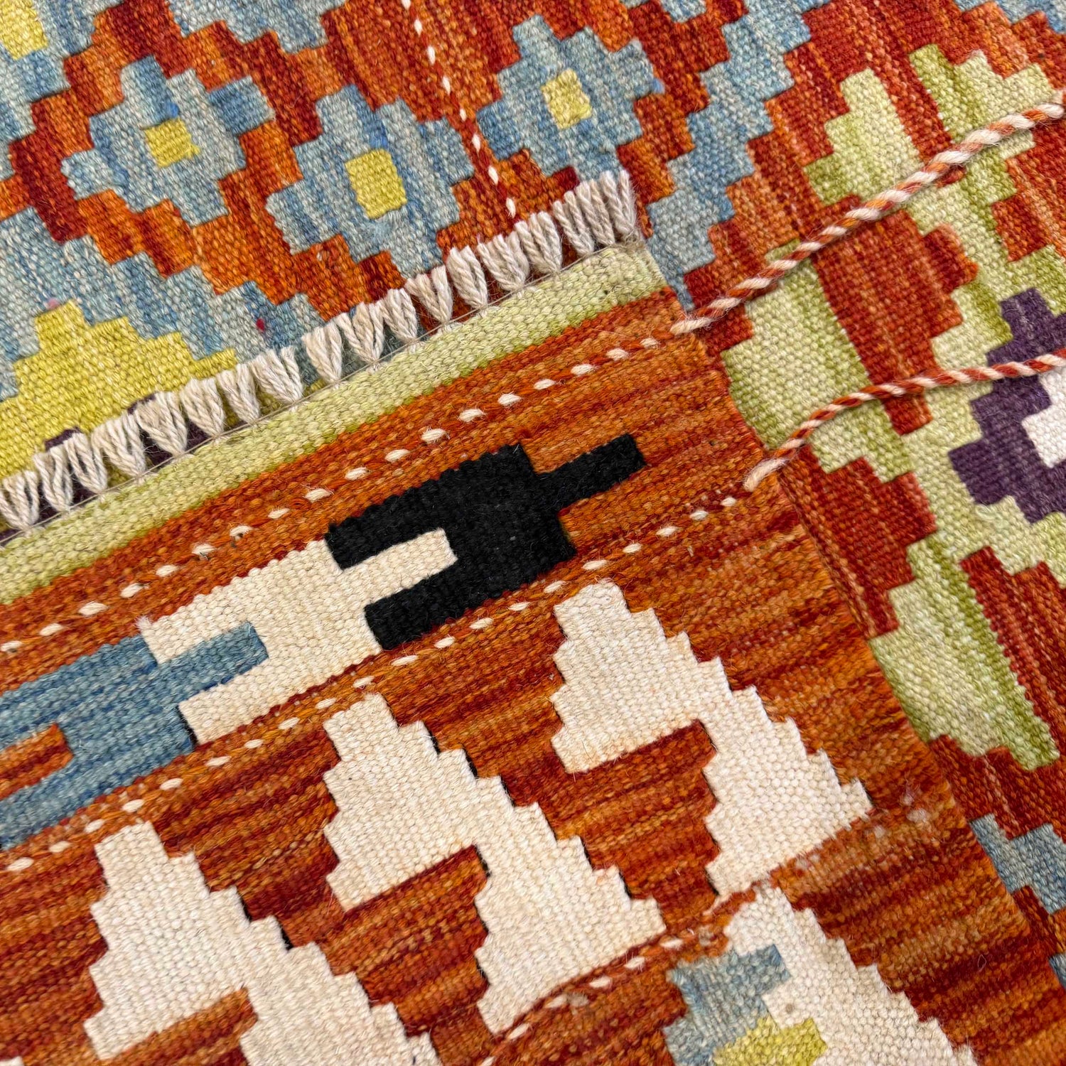 Vegetable Kilim Runner 2' 9" x 9' 8" (ft) - No. G36676