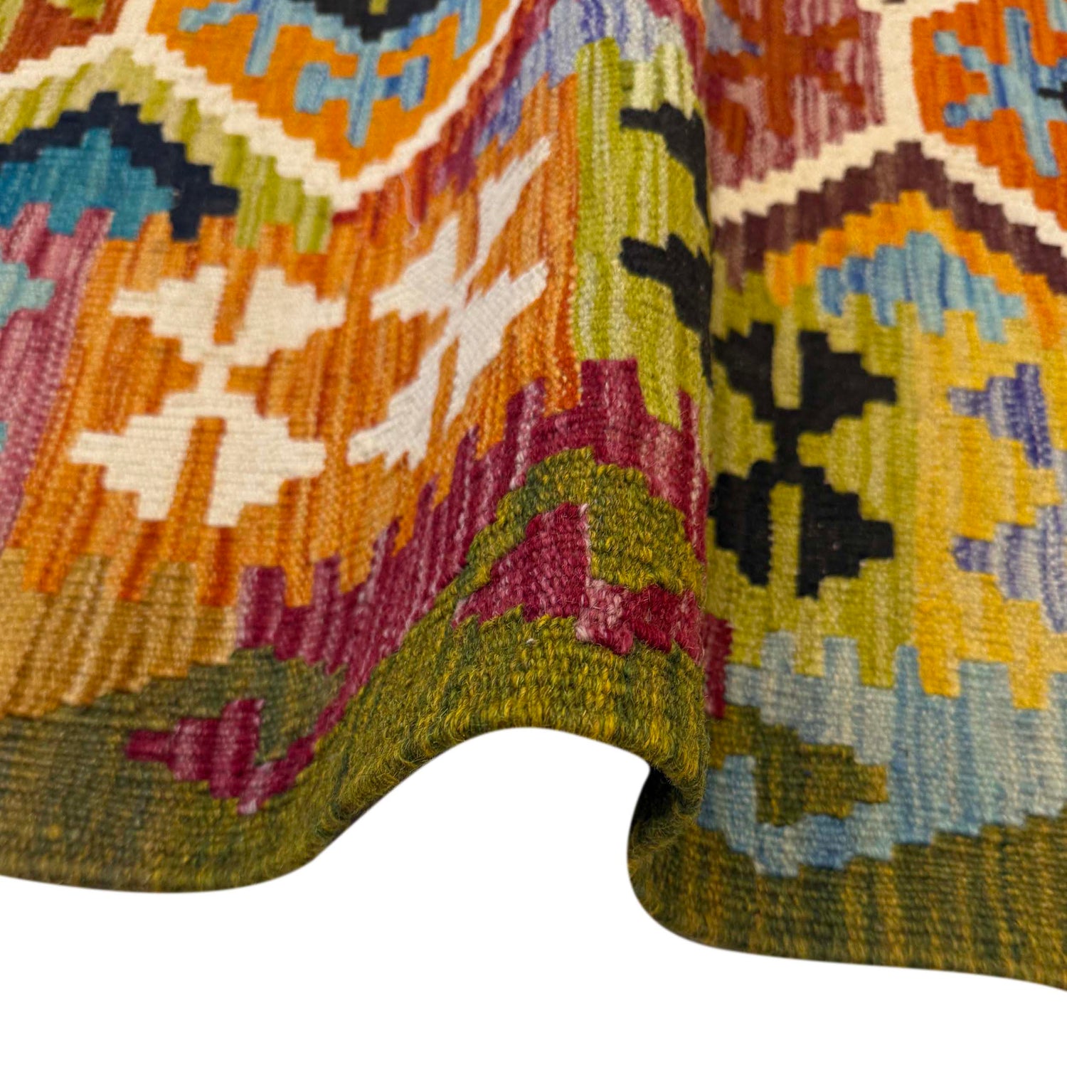 Handmade Vegetable Kilim 4' 1" x 5' 11" (ft) - No. G36677